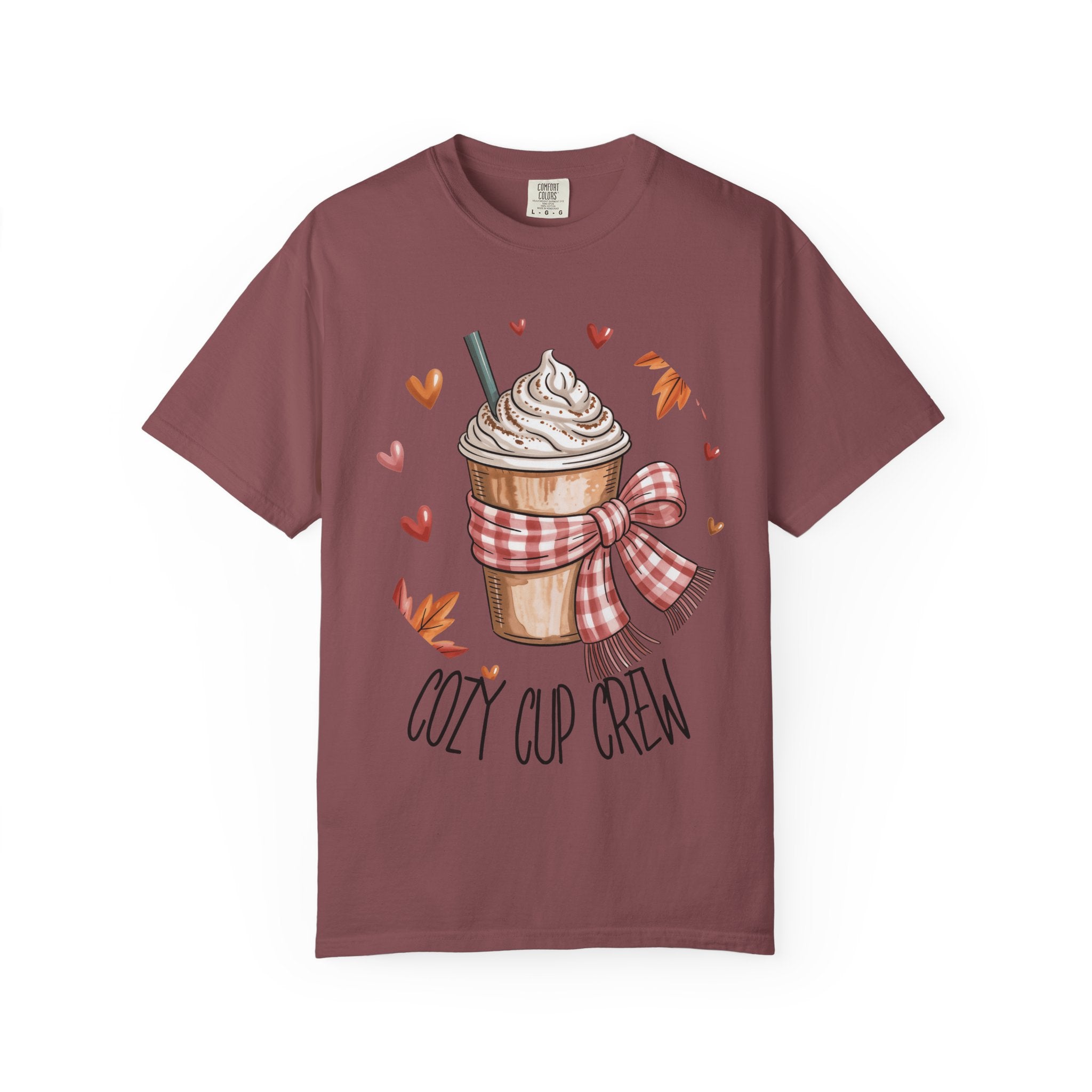 Cozy Cup Crew Short Sleeve T-Shirt – Fall Coffee Lovers Tee