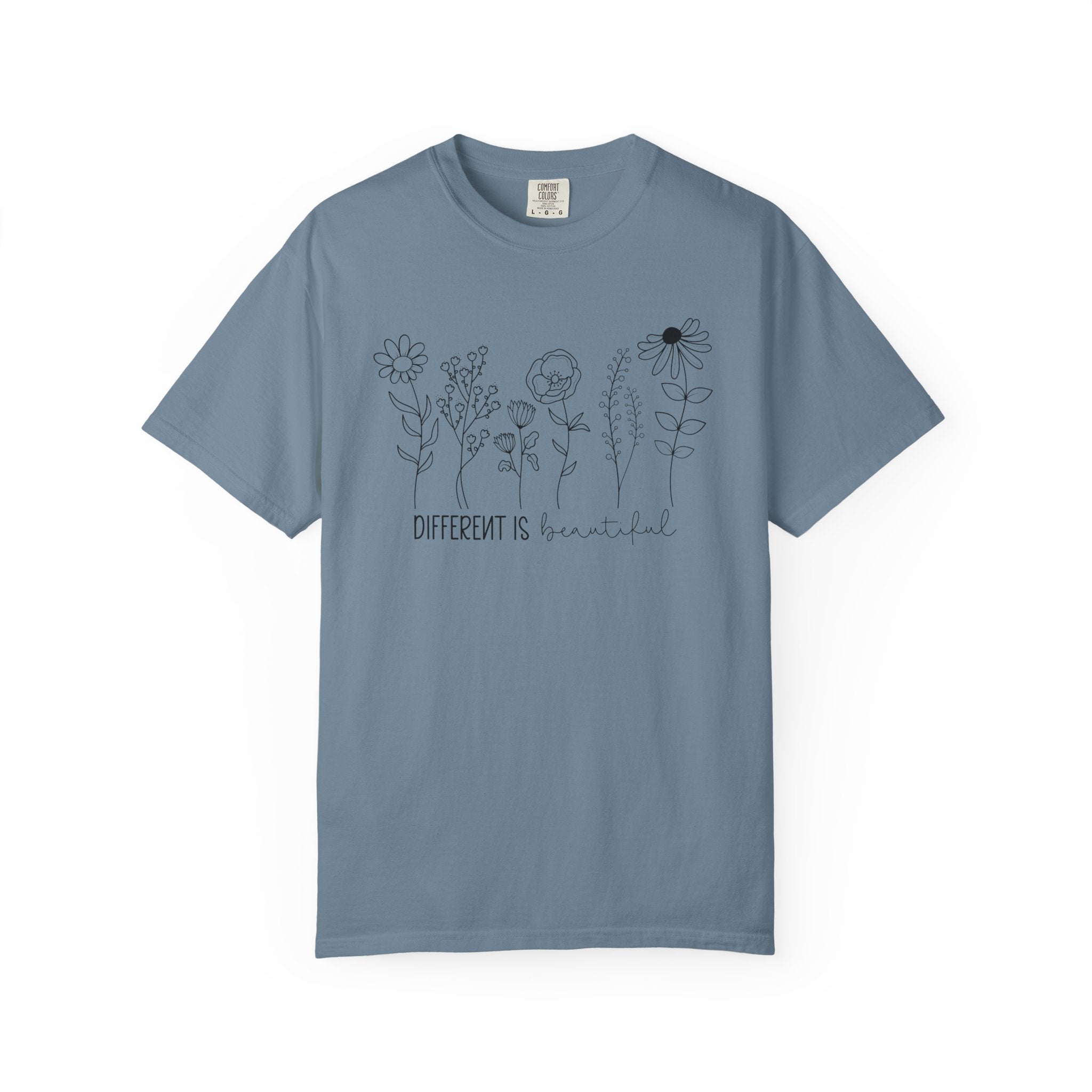 Different Is Beautiful Wildflower Shirt – Embrace Uniqueness Tee