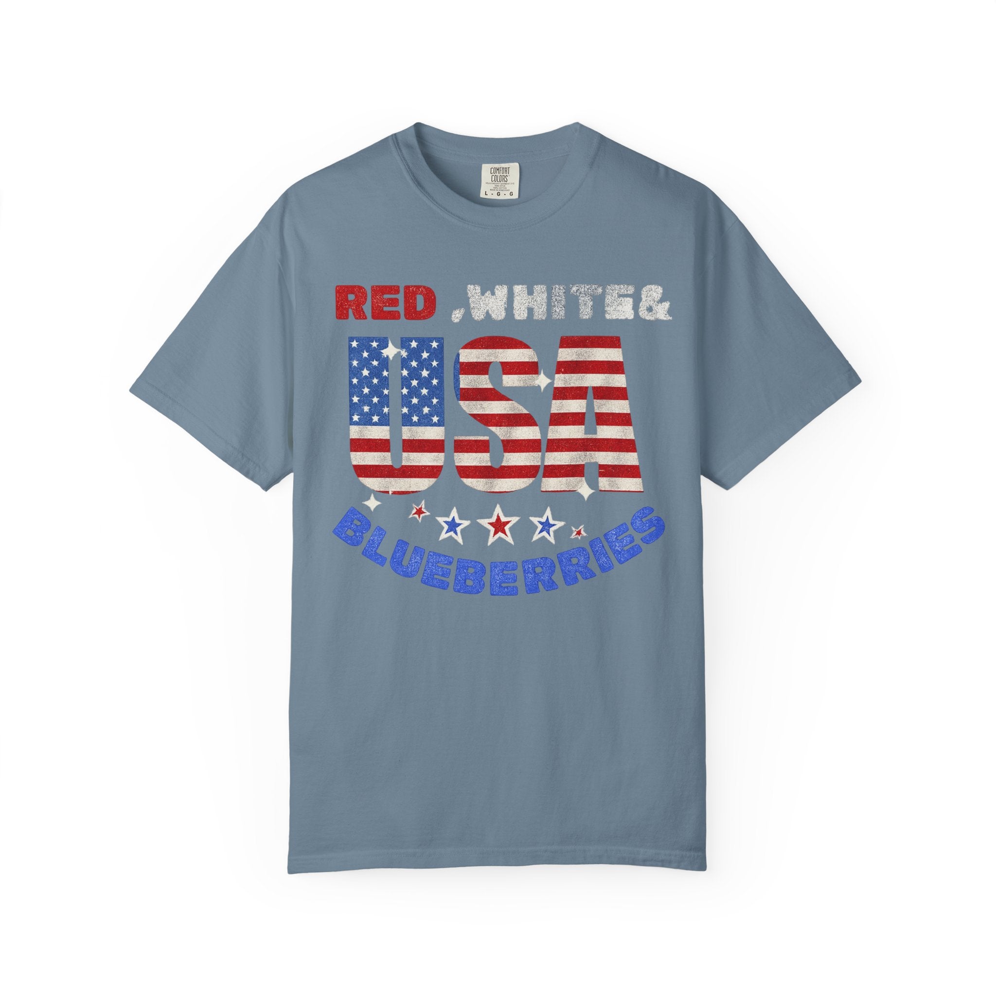 Red, White & Blueberries USA Shirt – Patriotic Memorial Tee – Charlie Kirk Tribute