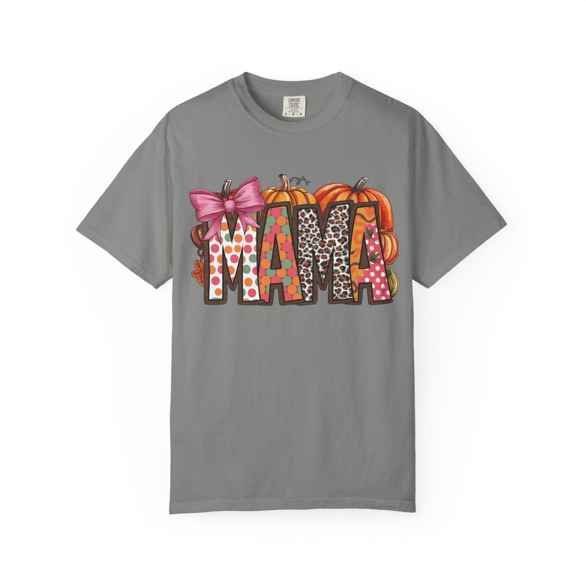 Mama Fall Shirt | Cute Pumpkin Graphic Tee for Moms | Autumn Casual T-Shirt