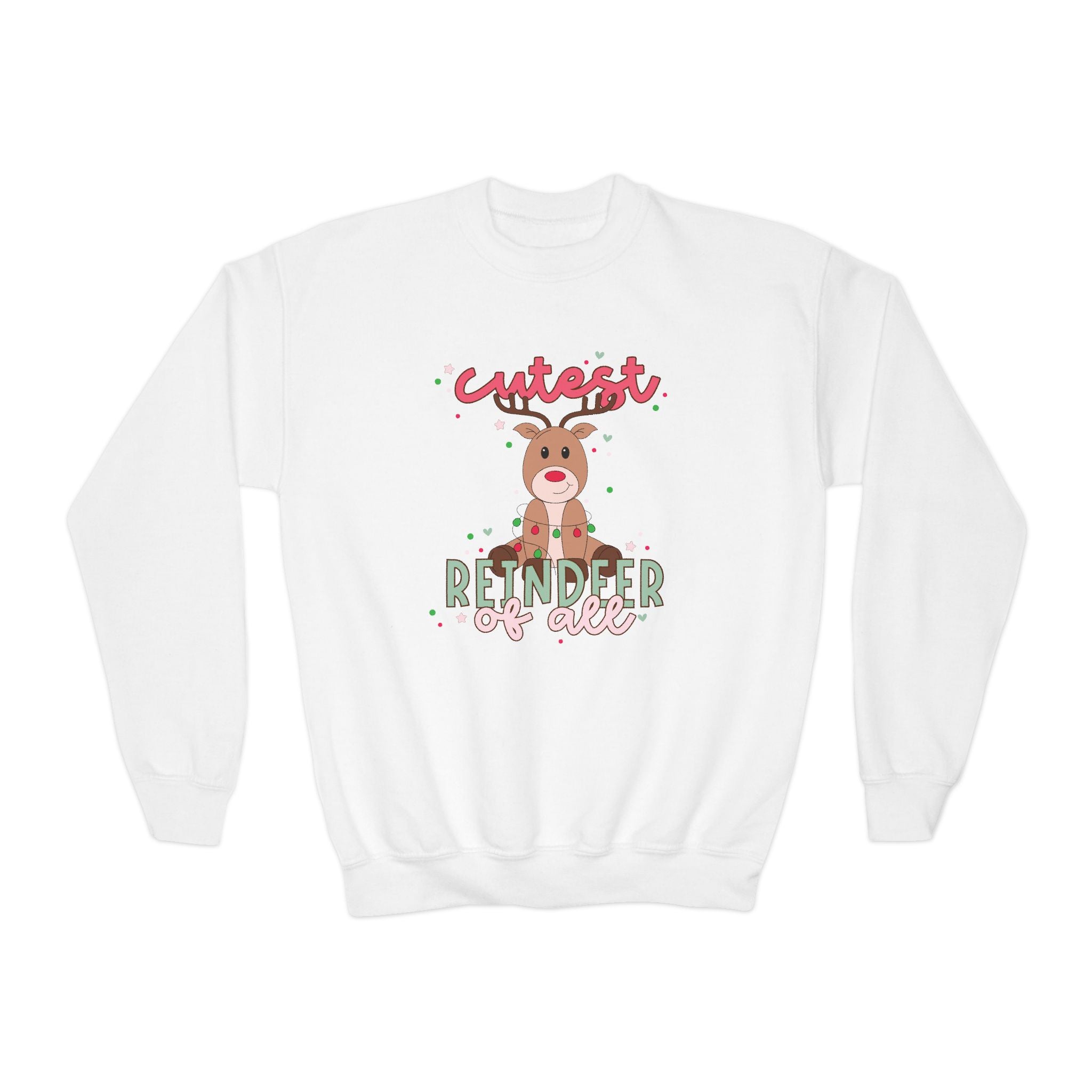 Cutest Reindeer of All | Kids Christmas Reindeer Shirt