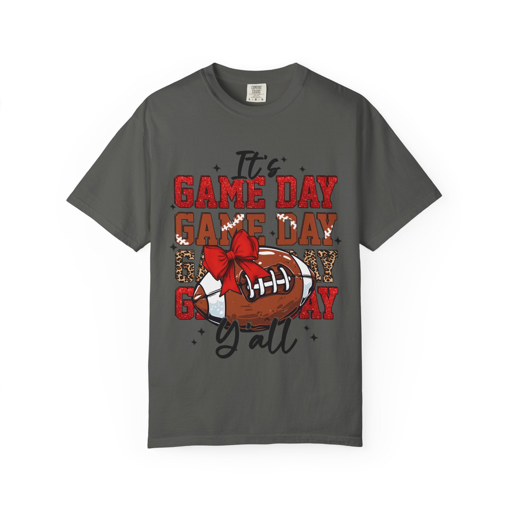 It’s Game Day Y’all | Football Graphic T-Shirt with Bow