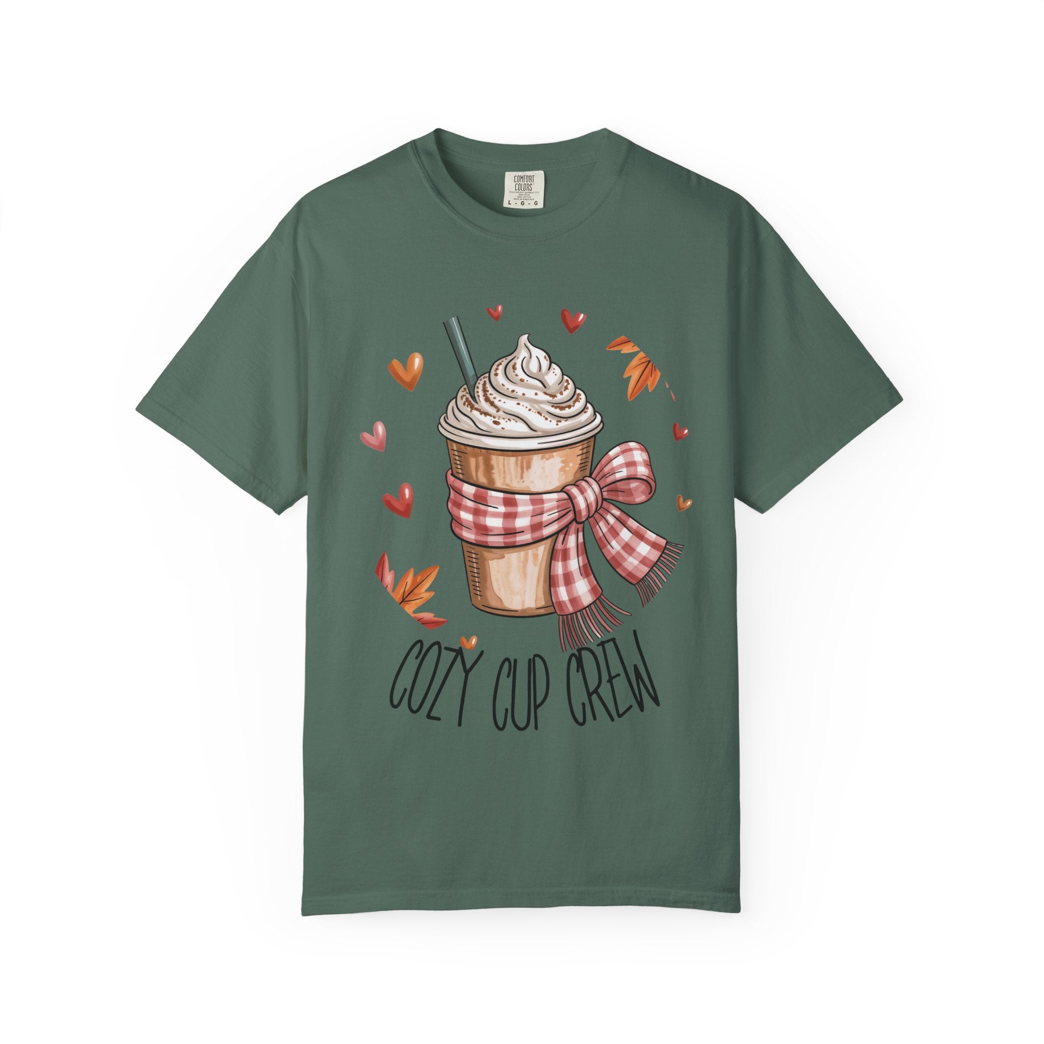 Cozy Cup Crew Short Sleeve T-Shirt – Fall Coffee Lovers Tee