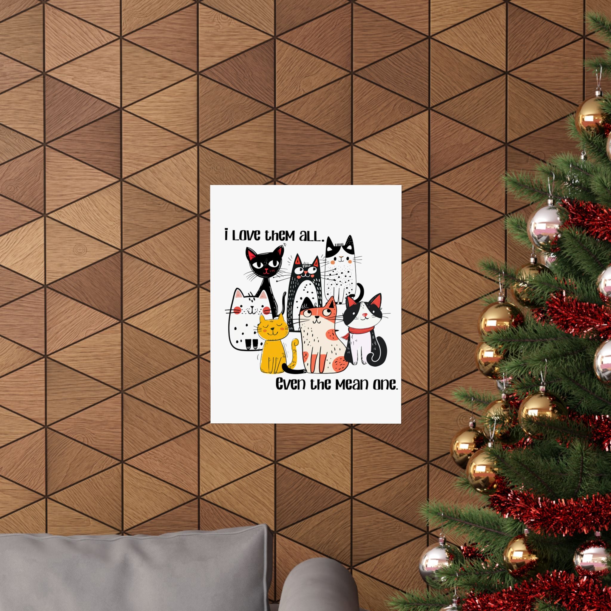 Funny Cat Wall Art – Printable for Exhausted Millennial Moms