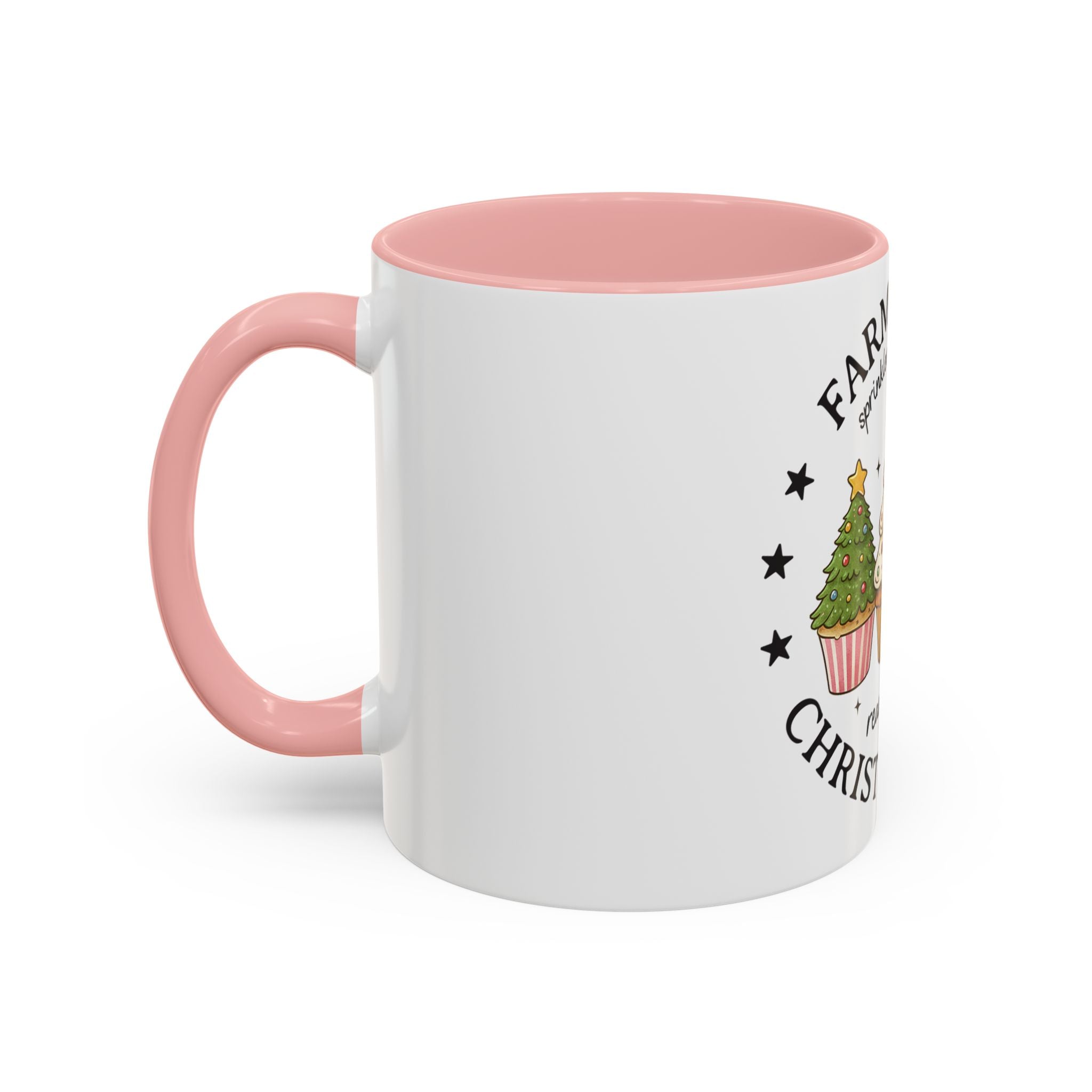 Farm Fresh Christmas Mug – Cupcake Tree, Frosting & Sprinkles Holiday Design