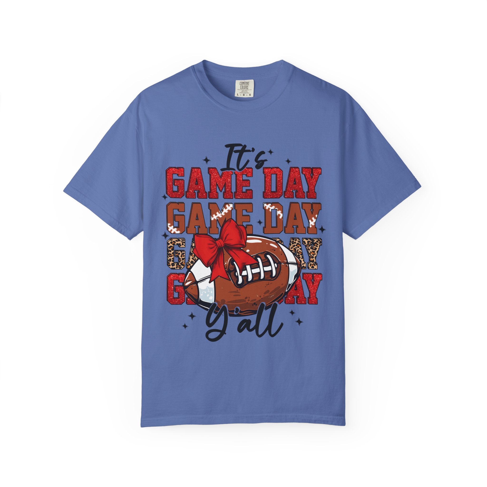 It’s Game Day Y’all | Football Graphic T-Shirt with Bow