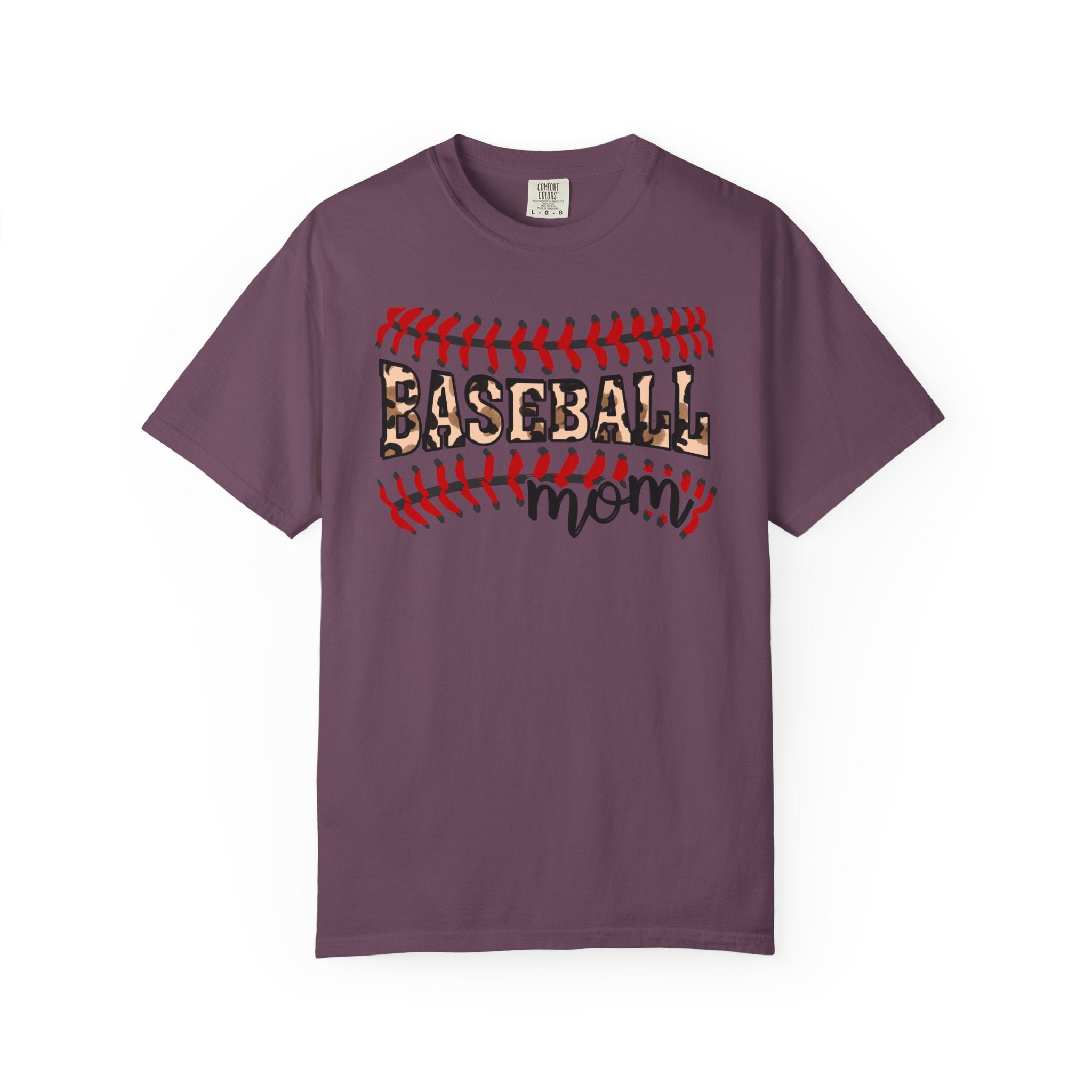 Baseball T-Shirt – Leopard Print Baseball Graphic Tee for Moms & Fans