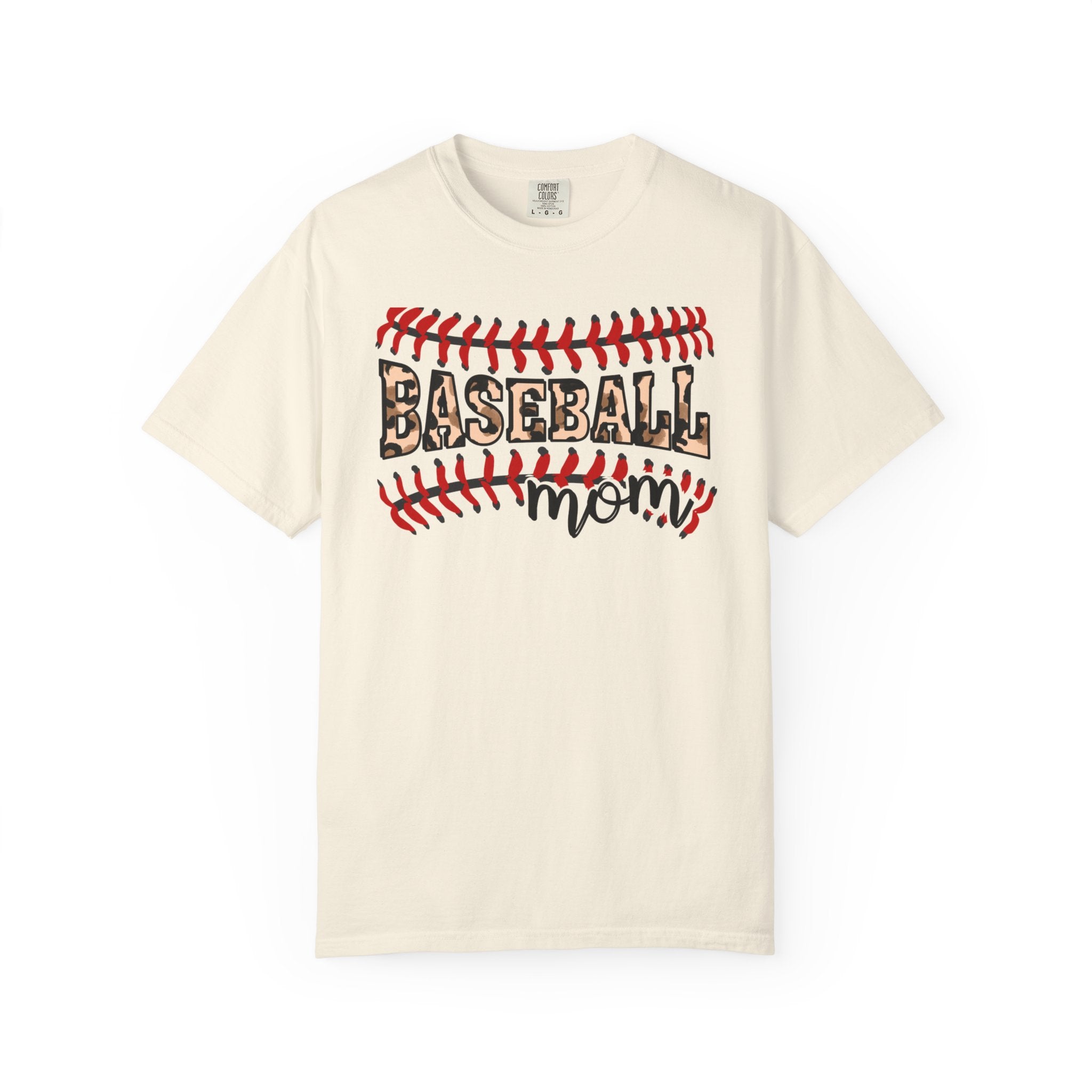 Baseball T-Shirt – Leopard Print Baseball Graphic Tee for Moms & Fans
