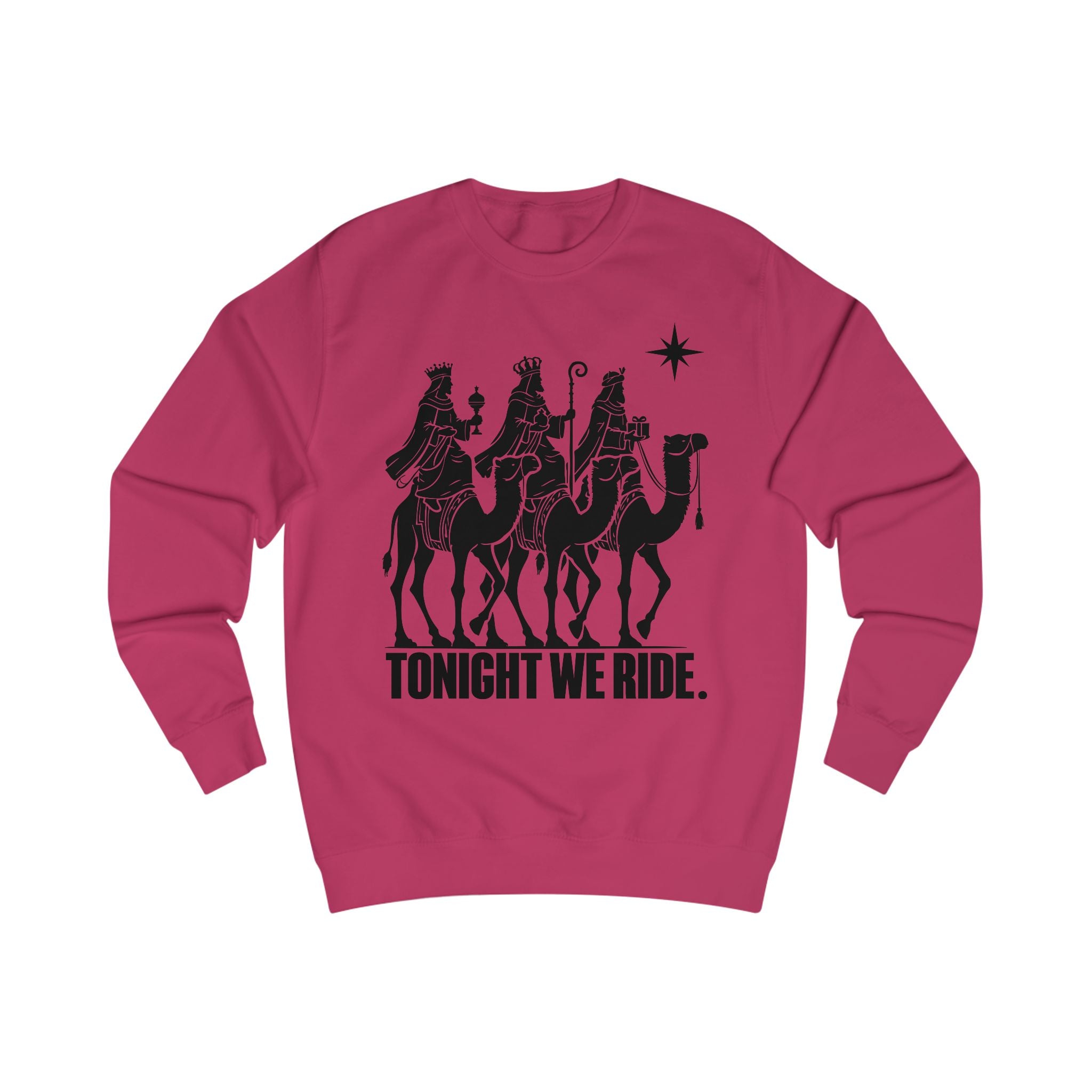 Tonight We Ride Sweatshirt – Three Wise Men Christmas Graphic Crewneck