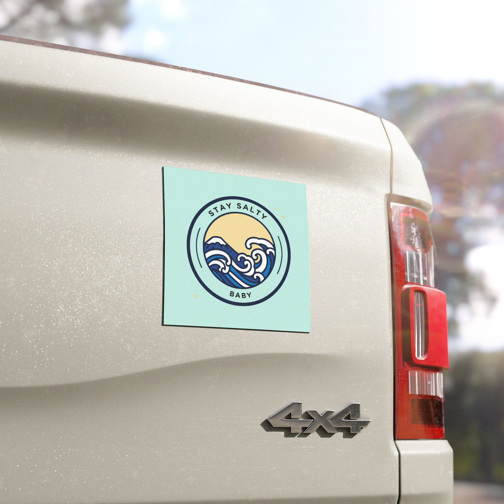 Stay Salty Baby Car Magnet – Cute Coastal Magnet for Cars