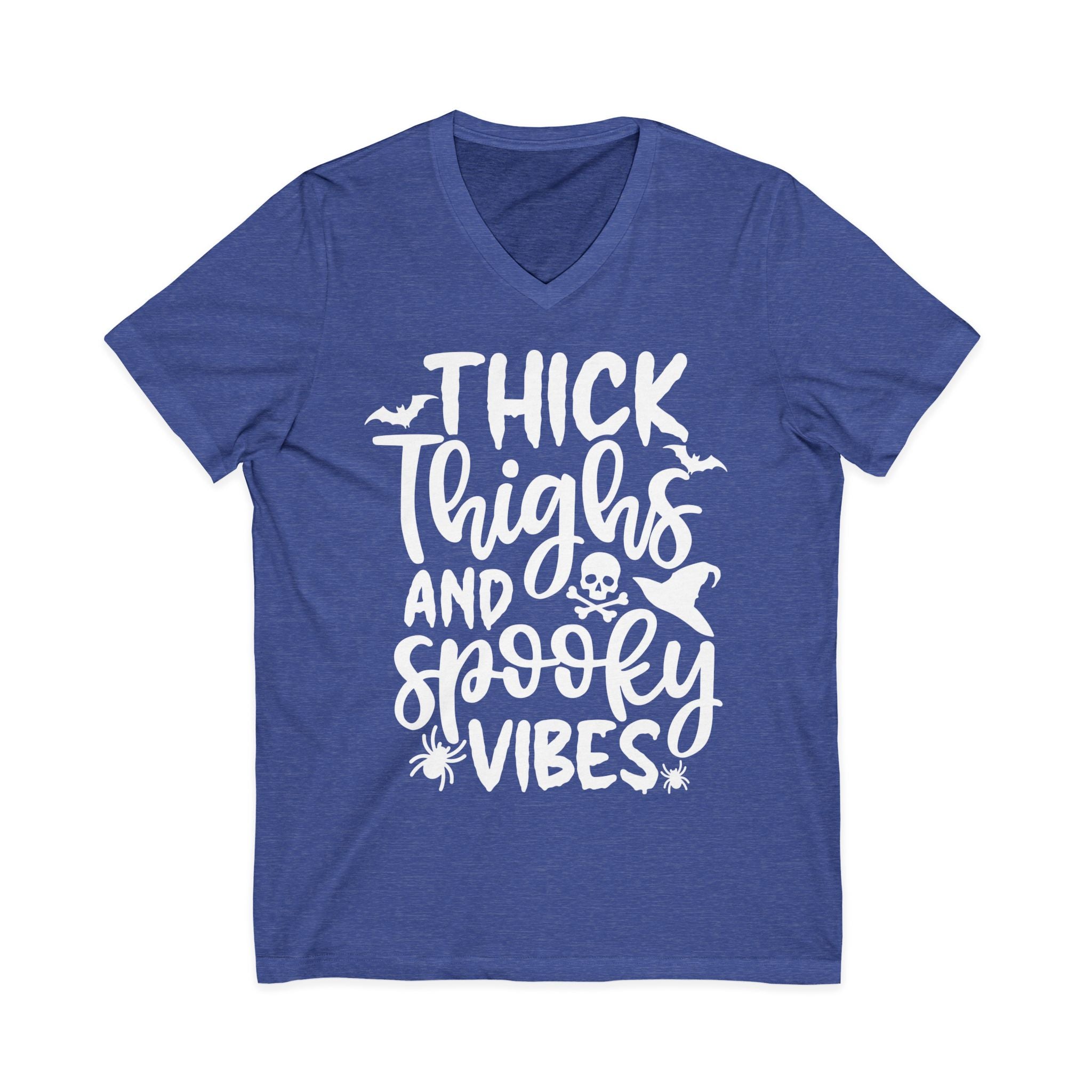 Thick Thighs & Spooky Vibes Shirt – Funny Halloween Tee