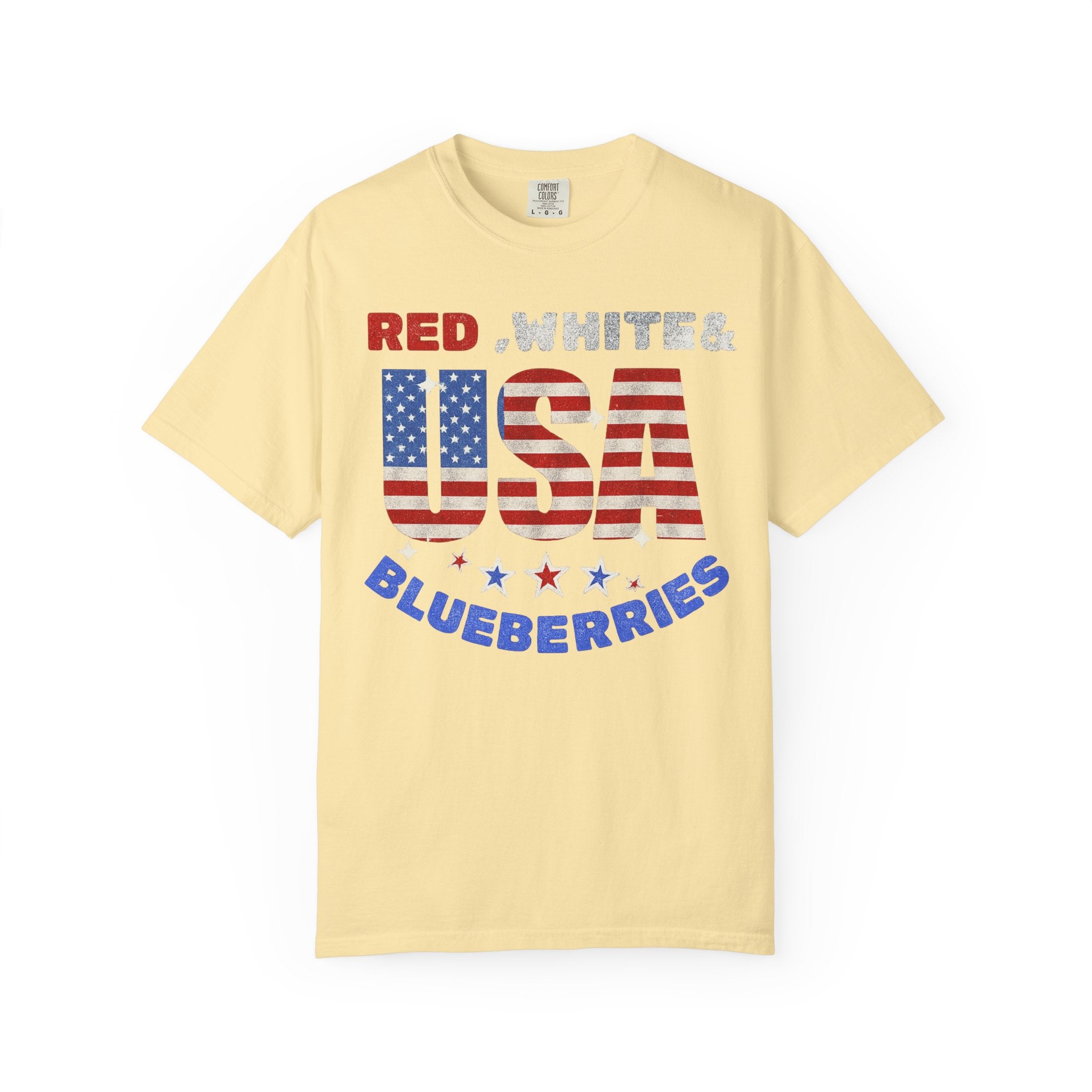 Red, White & Blueberries USA Shirt – Patriotic Memorial Tee – Charlie Kirk Tribute