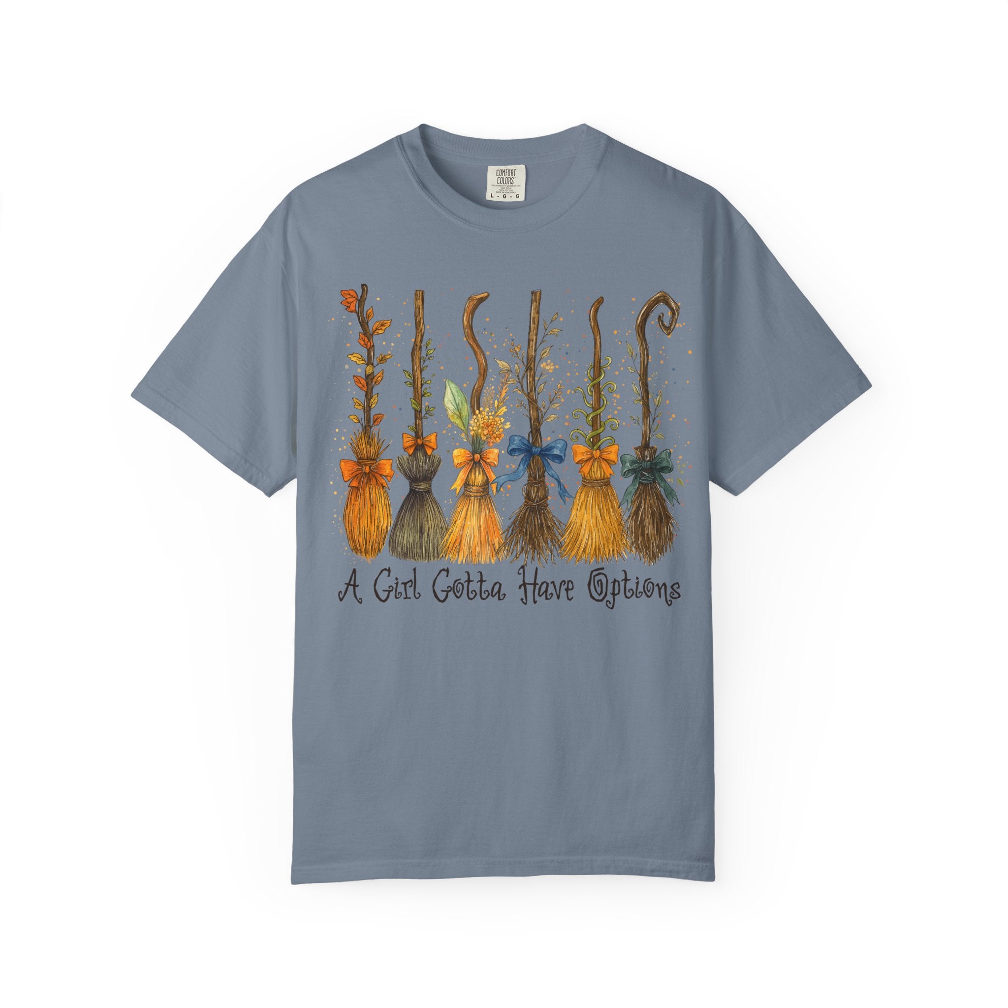 A Girl Gotta Have Options Witch Shirt – Funny Halloween Tee