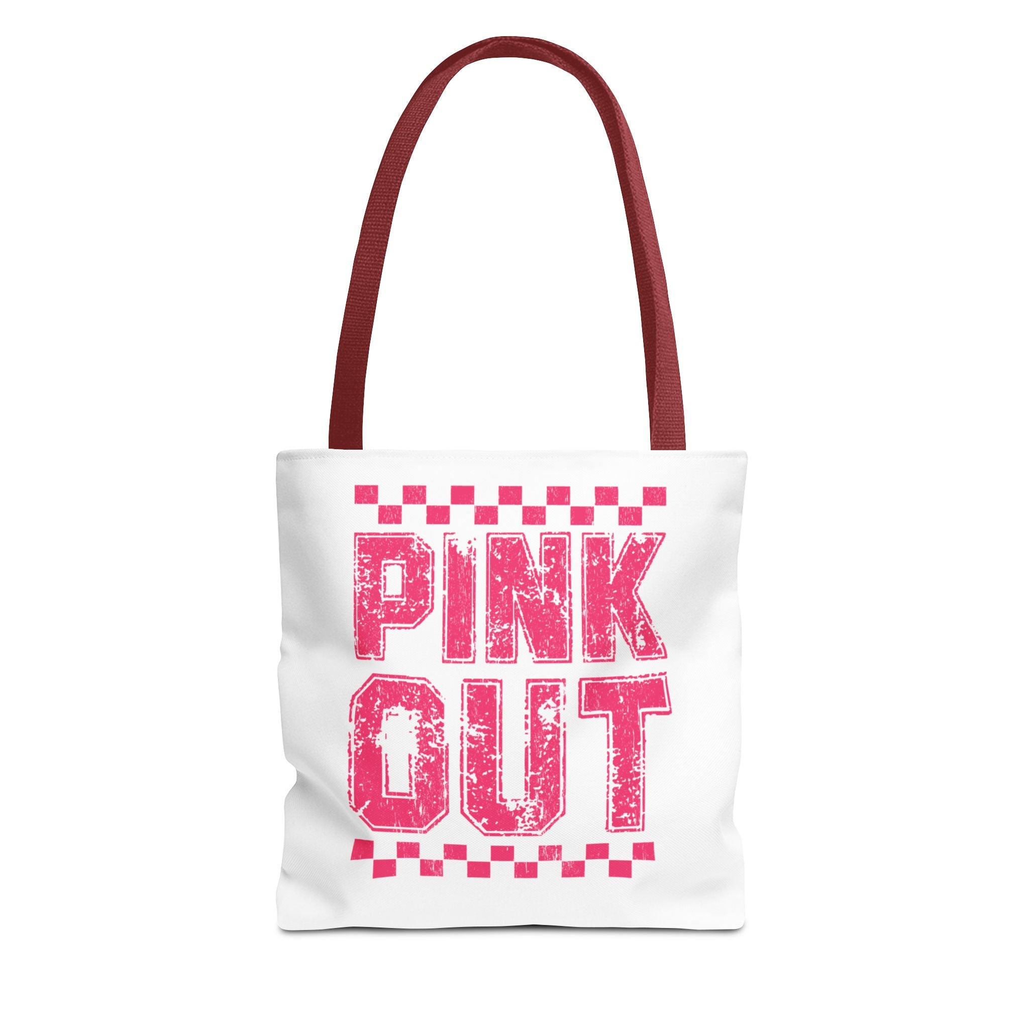 Pink Out Canvas Tote Bag – Breast Cancer Awareness Bag