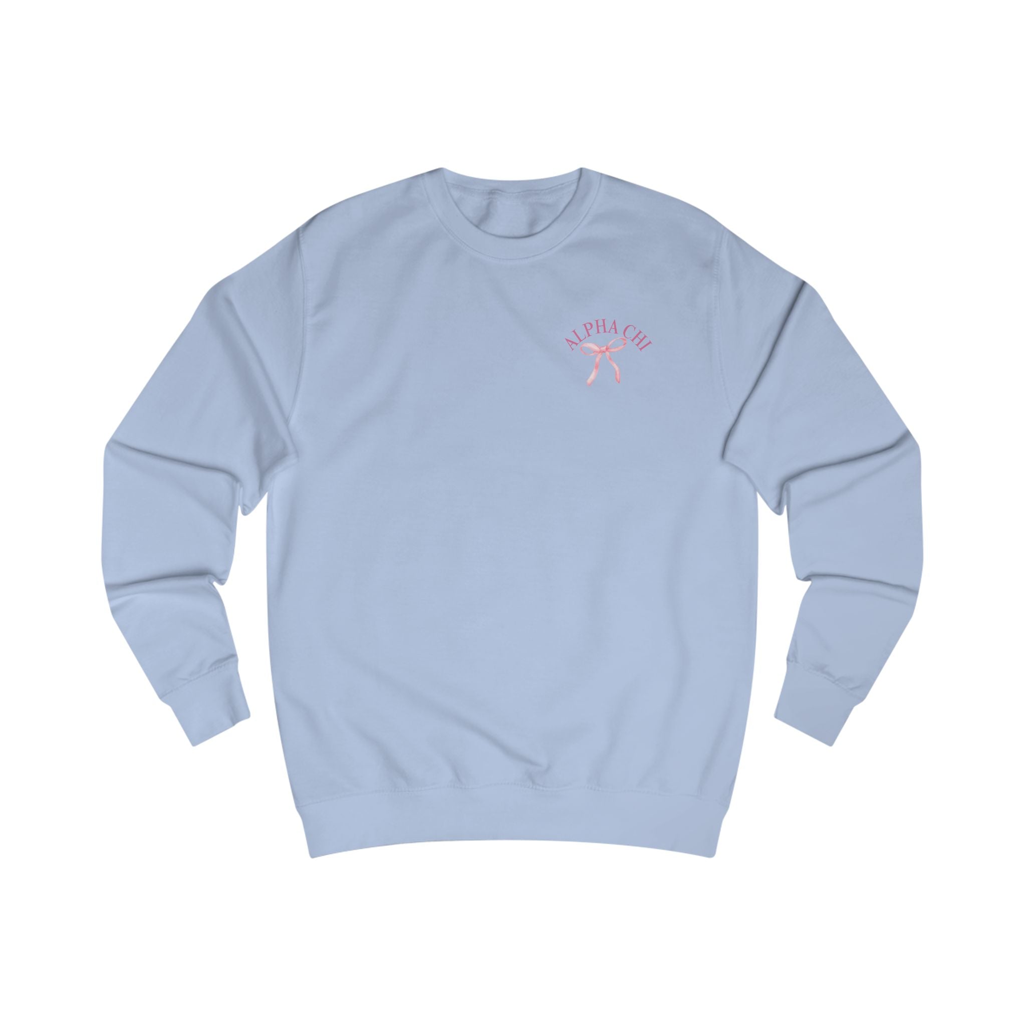 Alpha Chi Apparel | Born to be Loved Bow Crewneck Sweatshirt