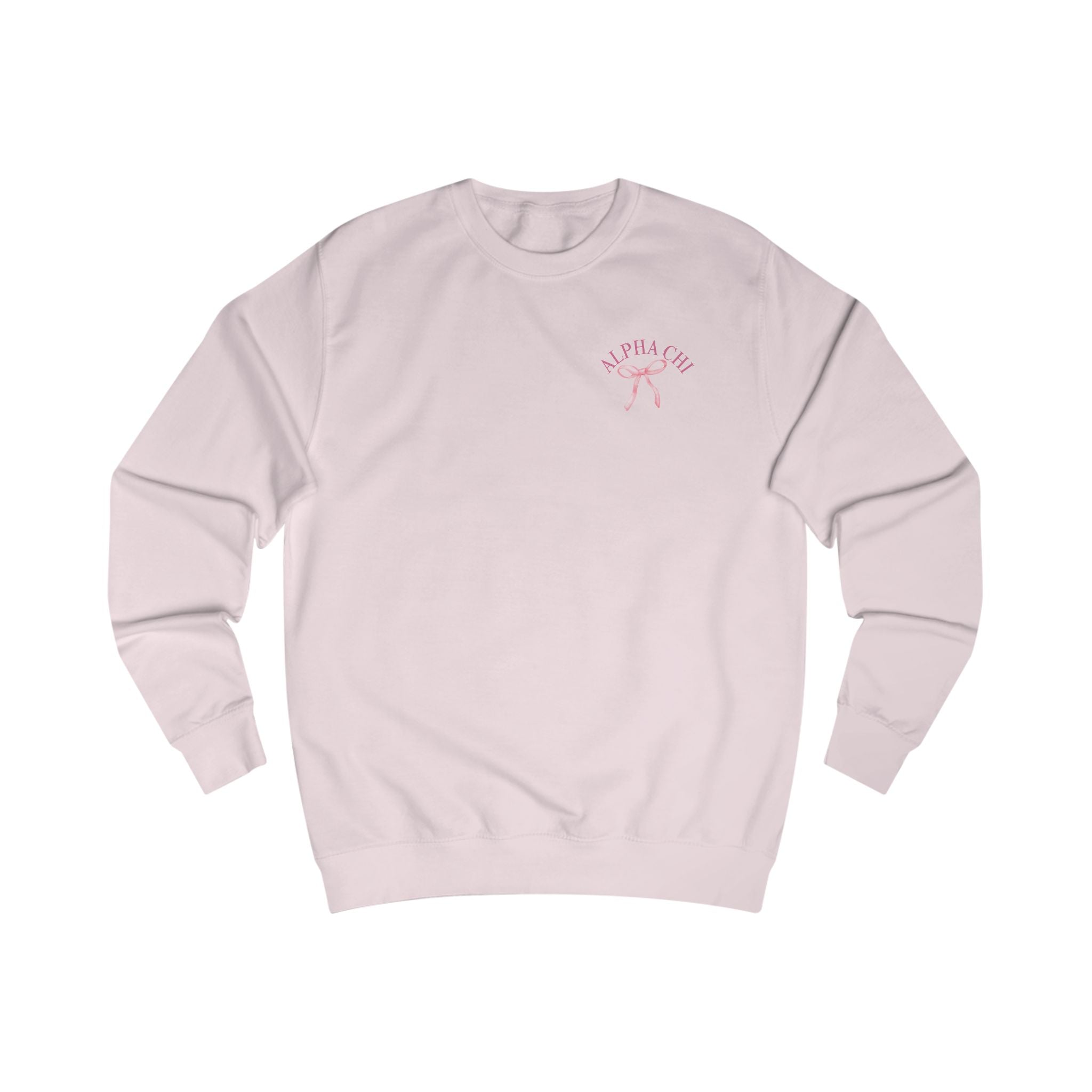 Alpha Chi Apparel | Born to be Loved Bow Crewneck Sweatshirt