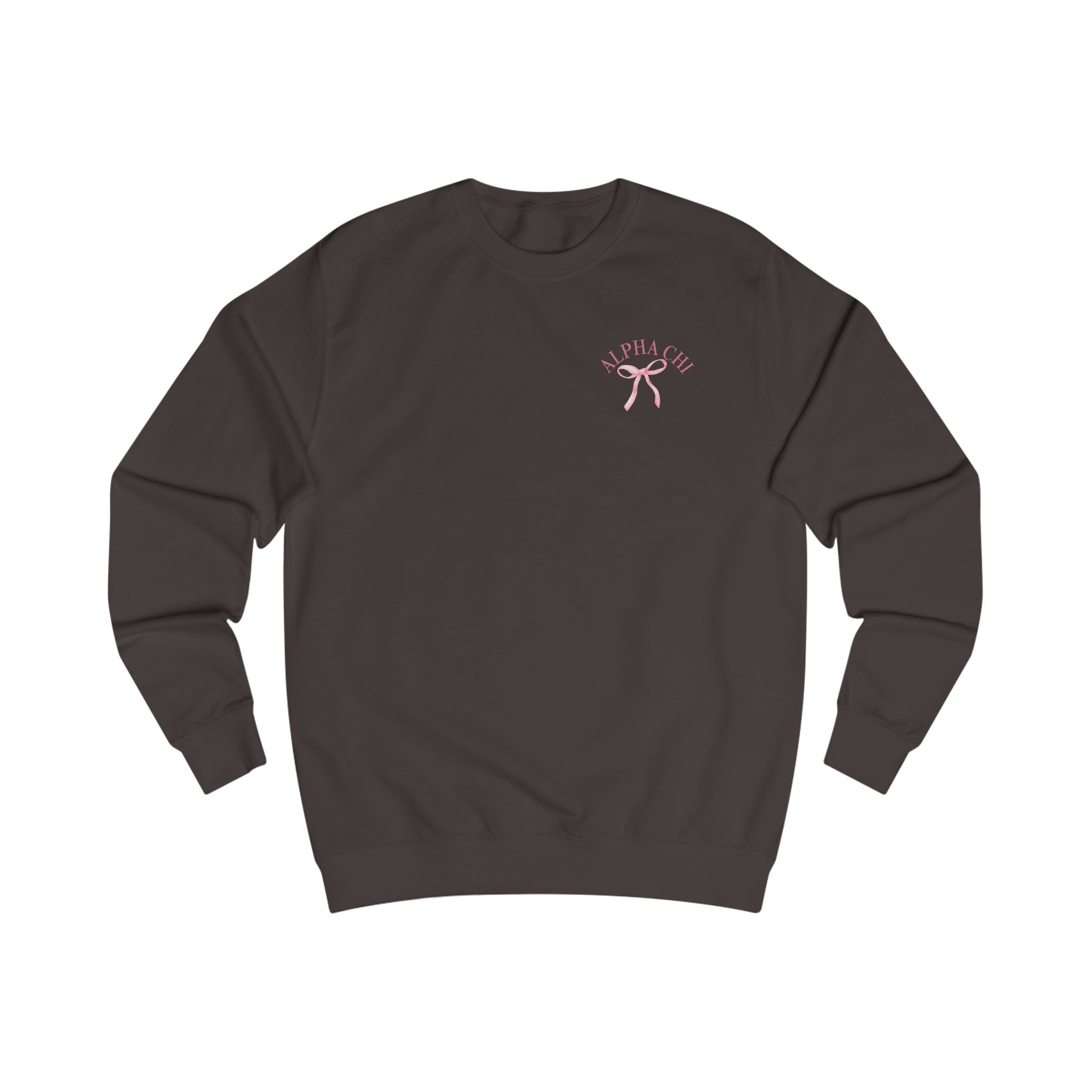 Alpha Chi Apparel | Born to be Loved Bow Crewneck Sweatshirt
