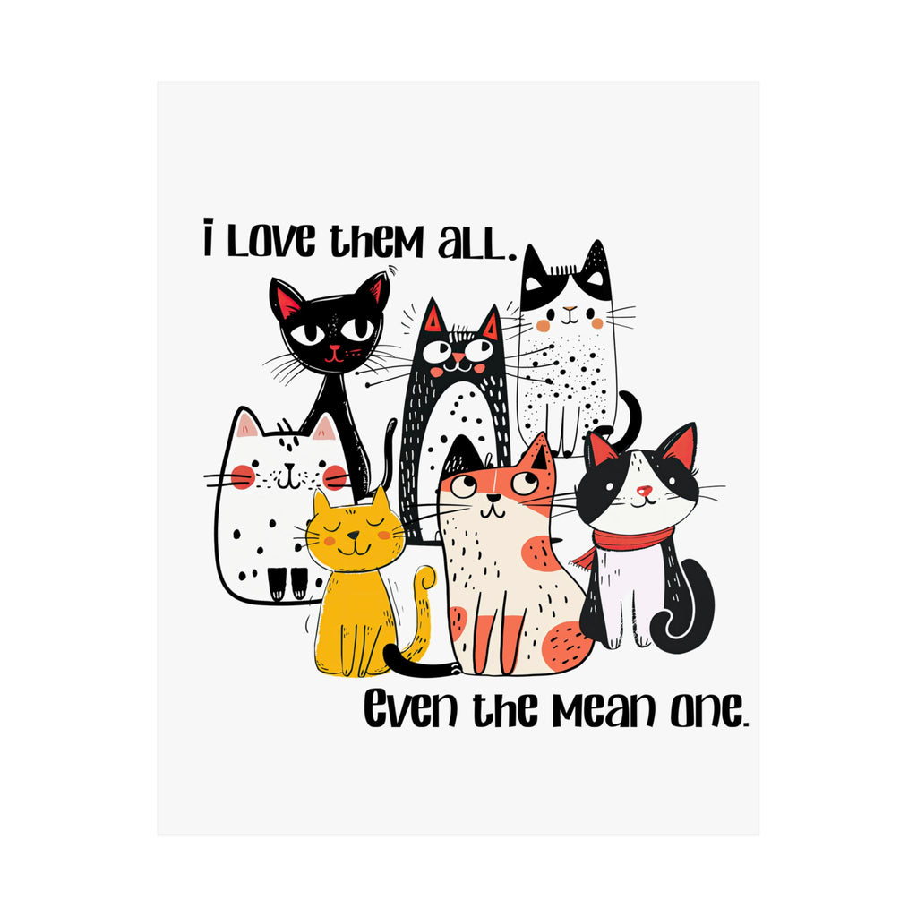 Funny Cat Wall Art – Printable for Exhausted Millennial Moms