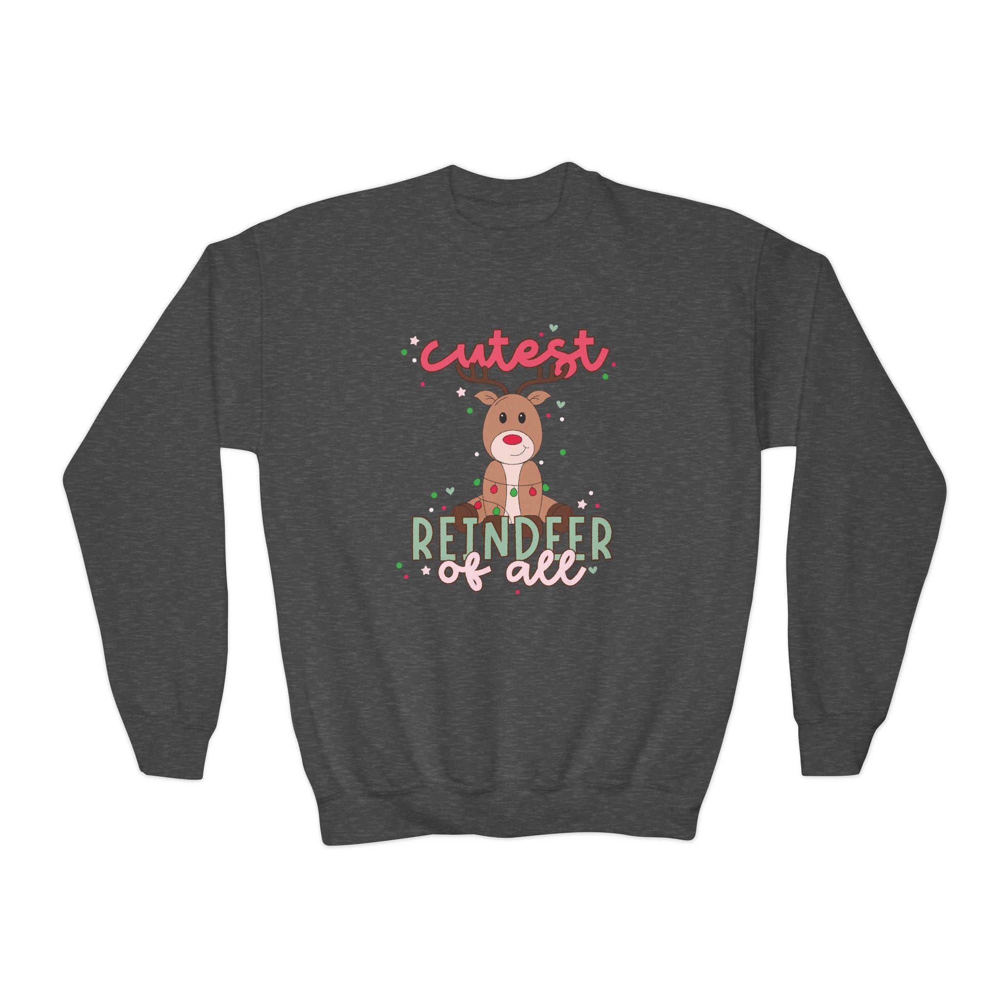 Cutest Reindeer of All | Kids Christmas Reindeer Shirt