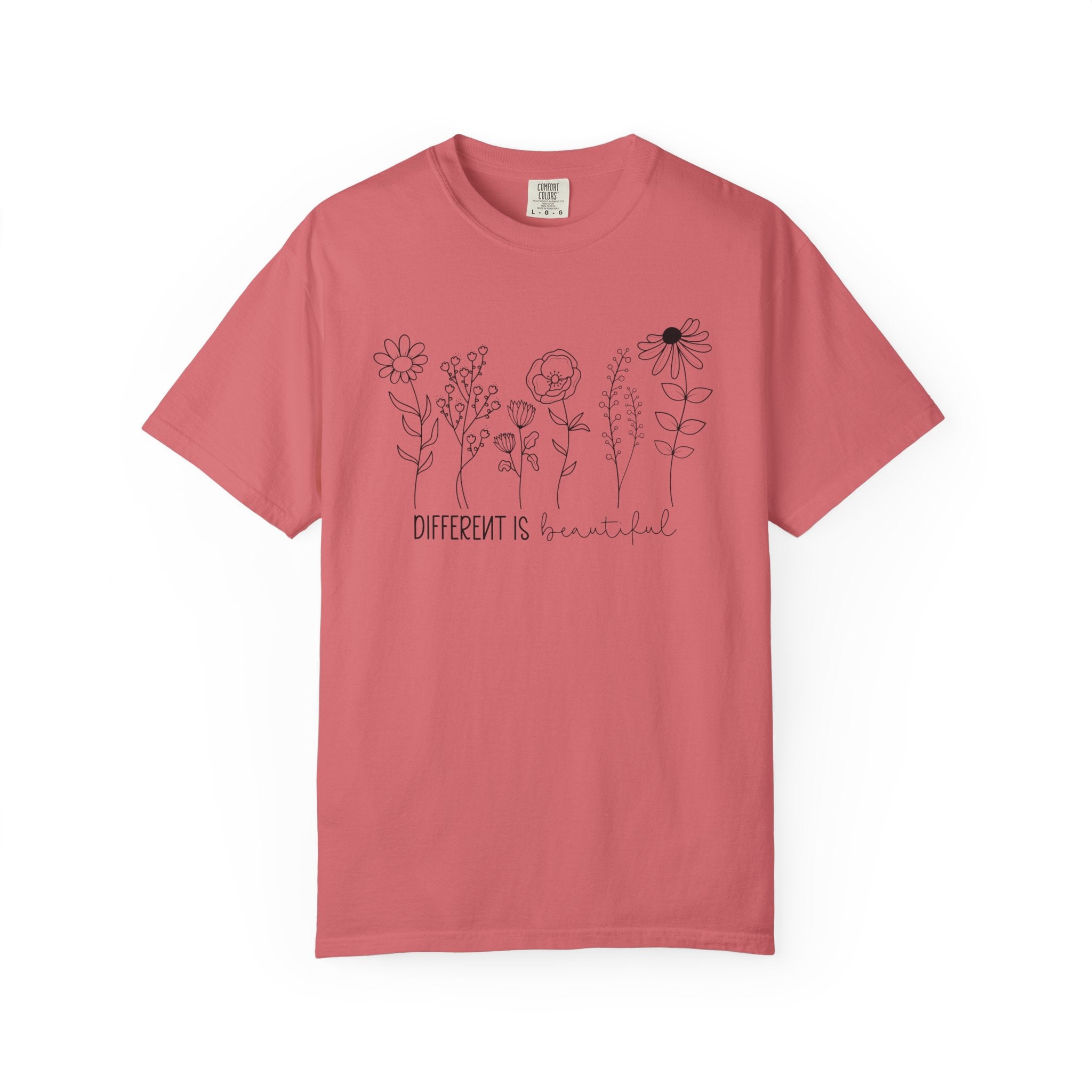 Different Is Beautiful Wildflower Shirt – Embrace Uniqueness Tee