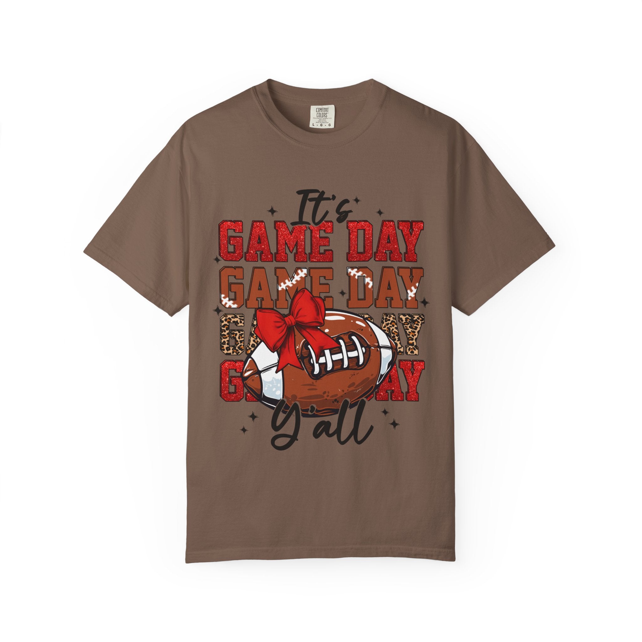 It’s Game Day Y’all | Football Graphic T-Shirt with Bow