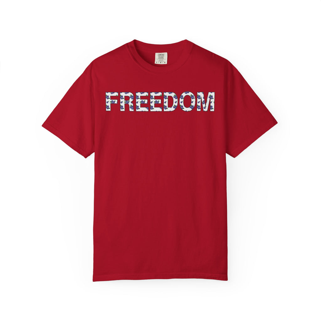 Freedom Blueberries Tee – Charlie Kirk Tribute Shirt