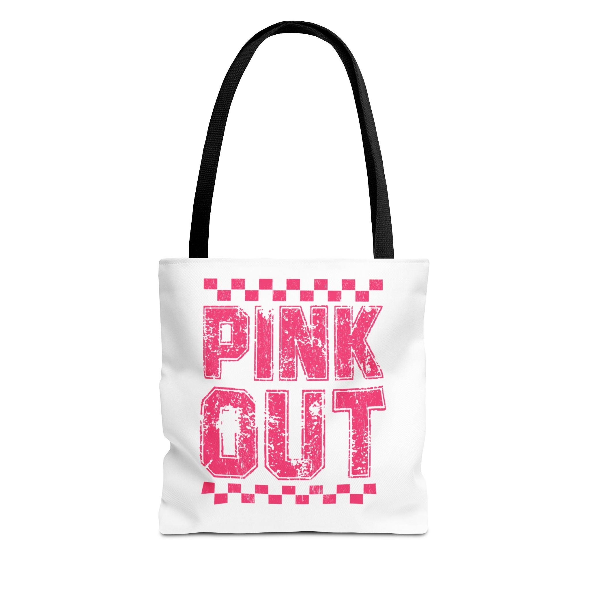 Pink Out Canvas Tote Bag – Breast Cancer Awareness Bag