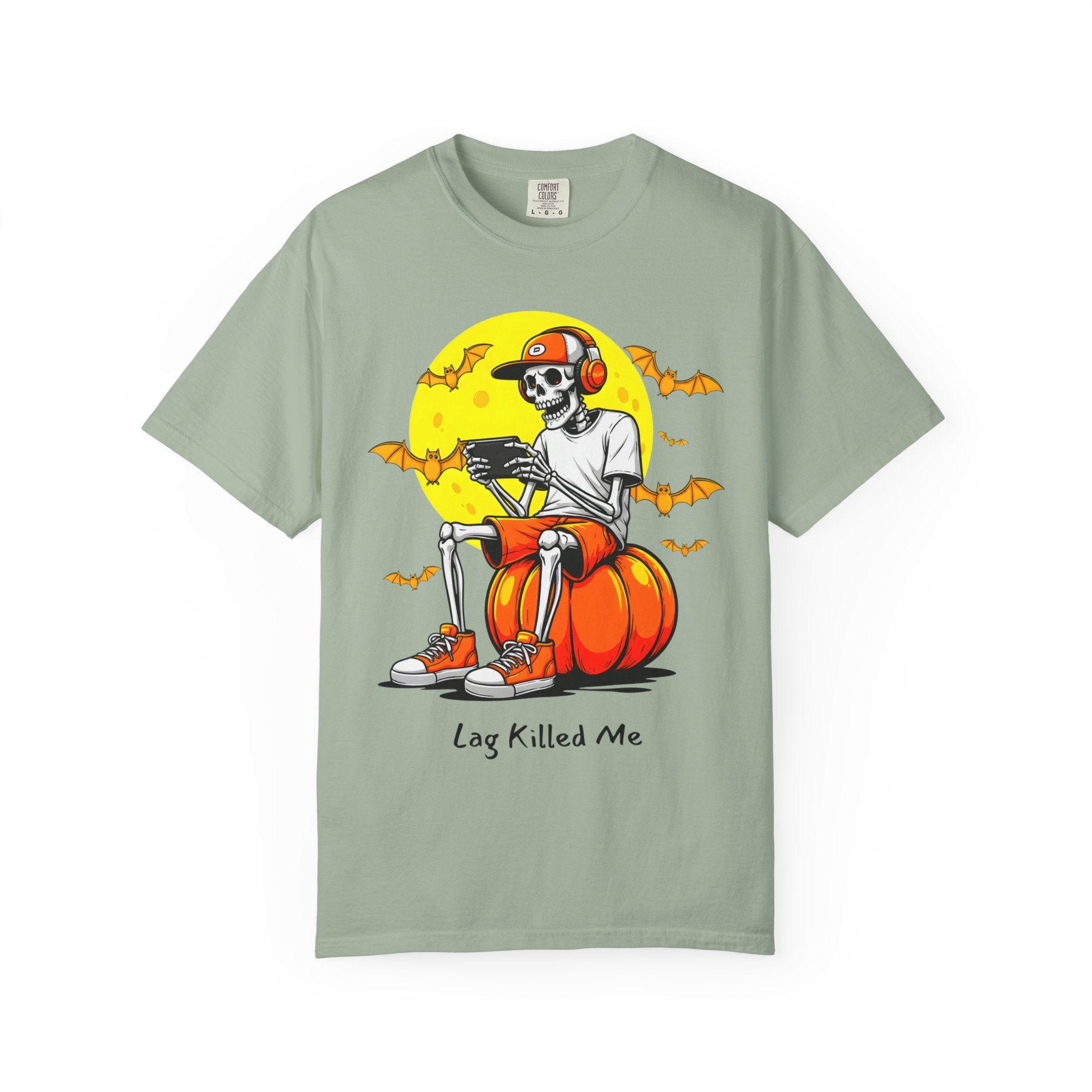 Lag Killed Me Gamer Skeleton Tee