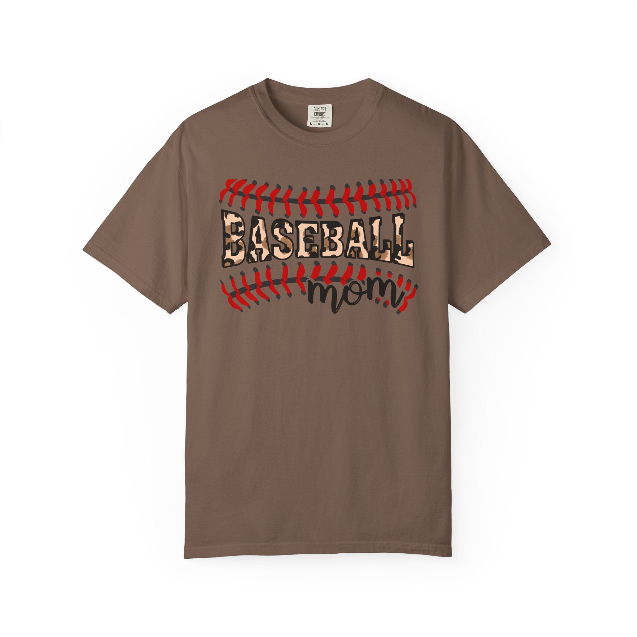 Baseball T-Shirt – Leopard Print Baseball Graphic Tee for Moms & Fans