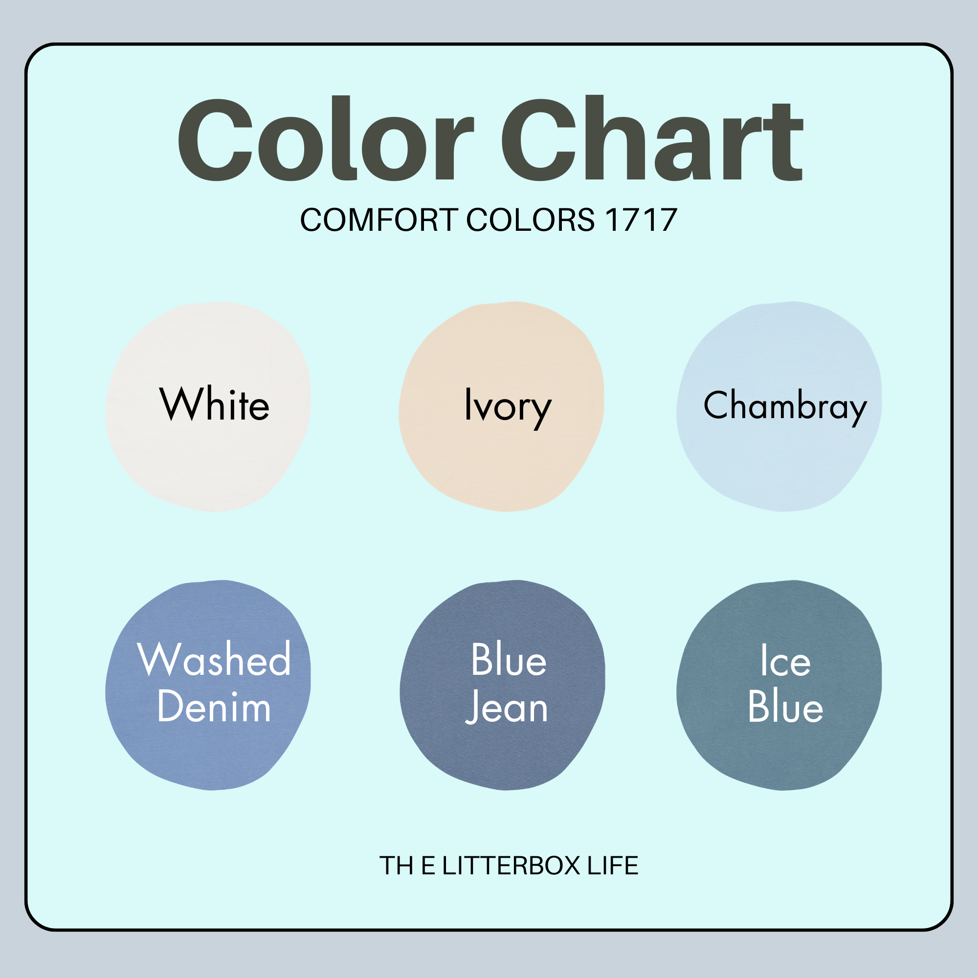 Mama (But Chill) Shirt – Comfort Colors 1717 in Blue Jean – Trendy Oversized Graphic Tee