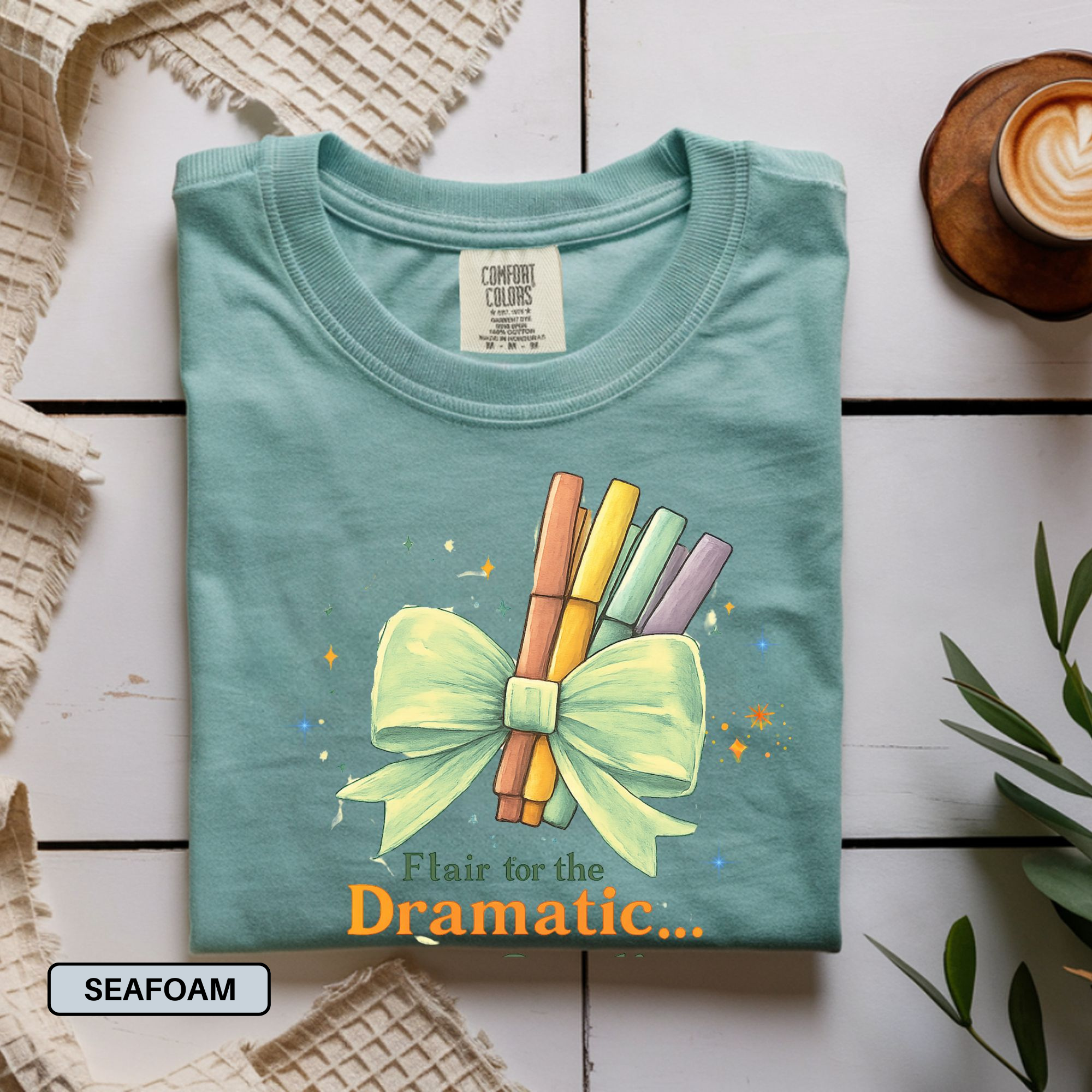 Flair for the Dramatic Teacher Shirt – Cute Retro Teacher Tee