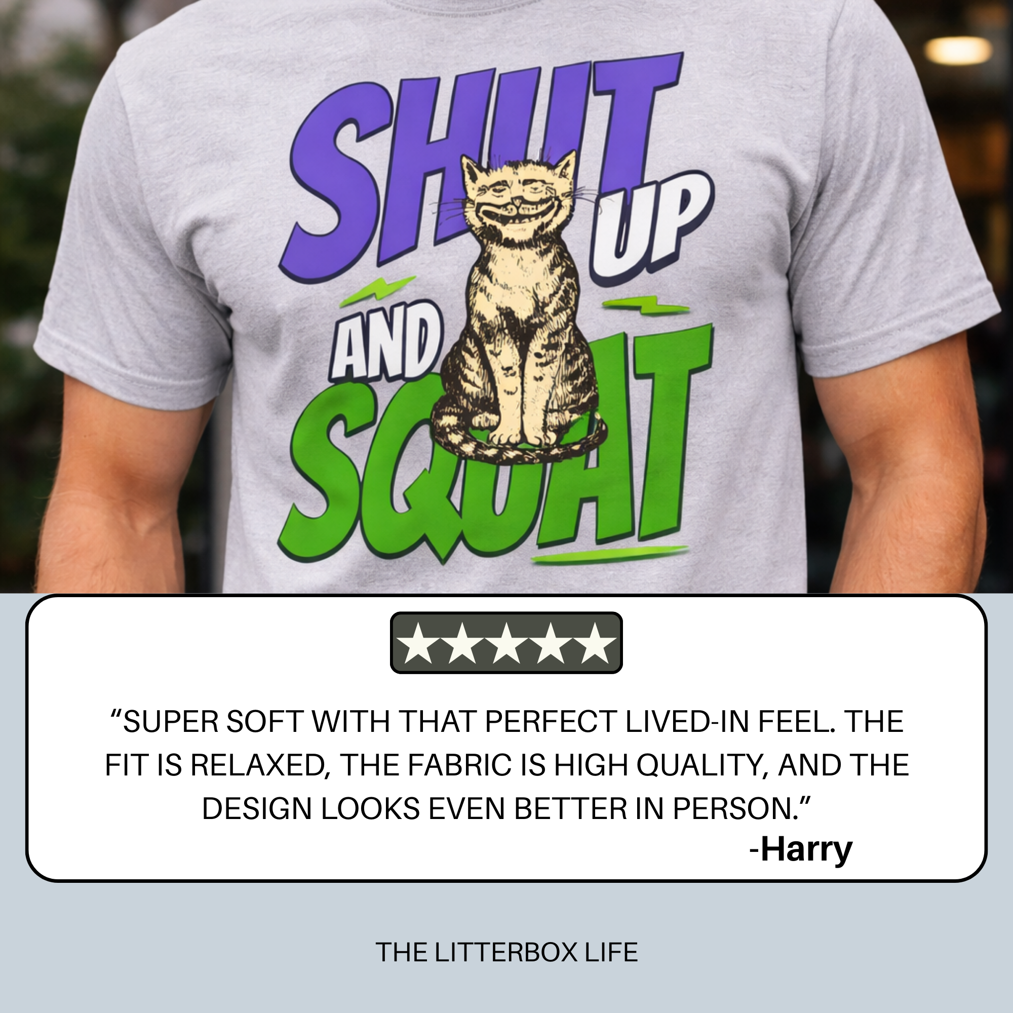 Graphic Cat Comfort Colors 1717 T-Shirt