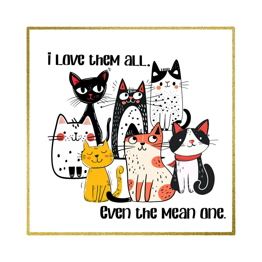 Funny Cat Wall Art – Printable for Exhausted Millennial Moms