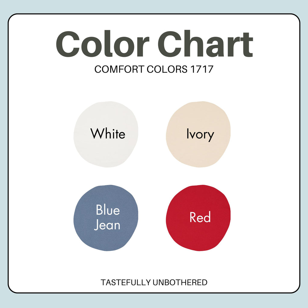 Patriotic Comfort Colors Shirt – Feminine Americana Western Graphic Tee