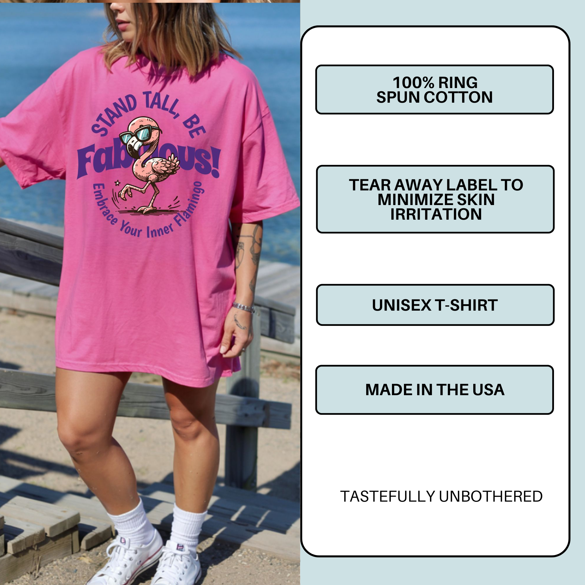 Embrace Your Inner Flamingo Shirt – Comfort Colors Graphic Tee