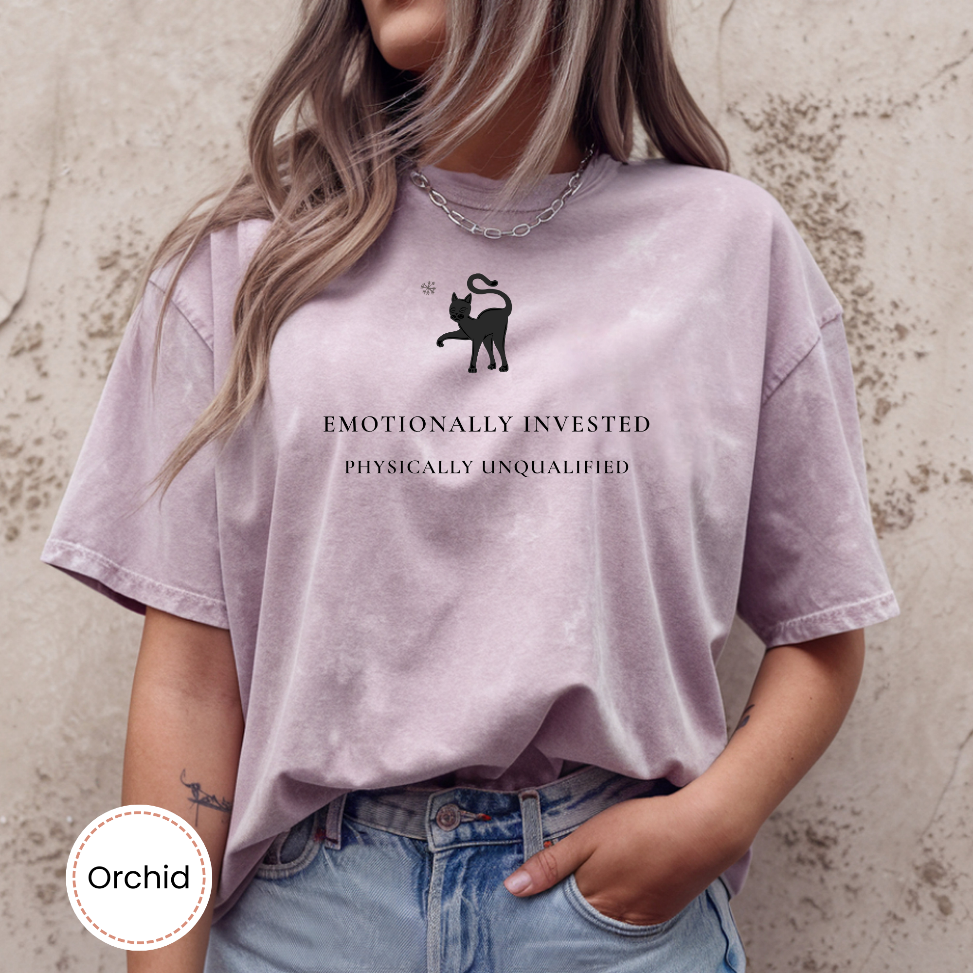 Emotionally Invested, Physically Unqualified Cat Tee