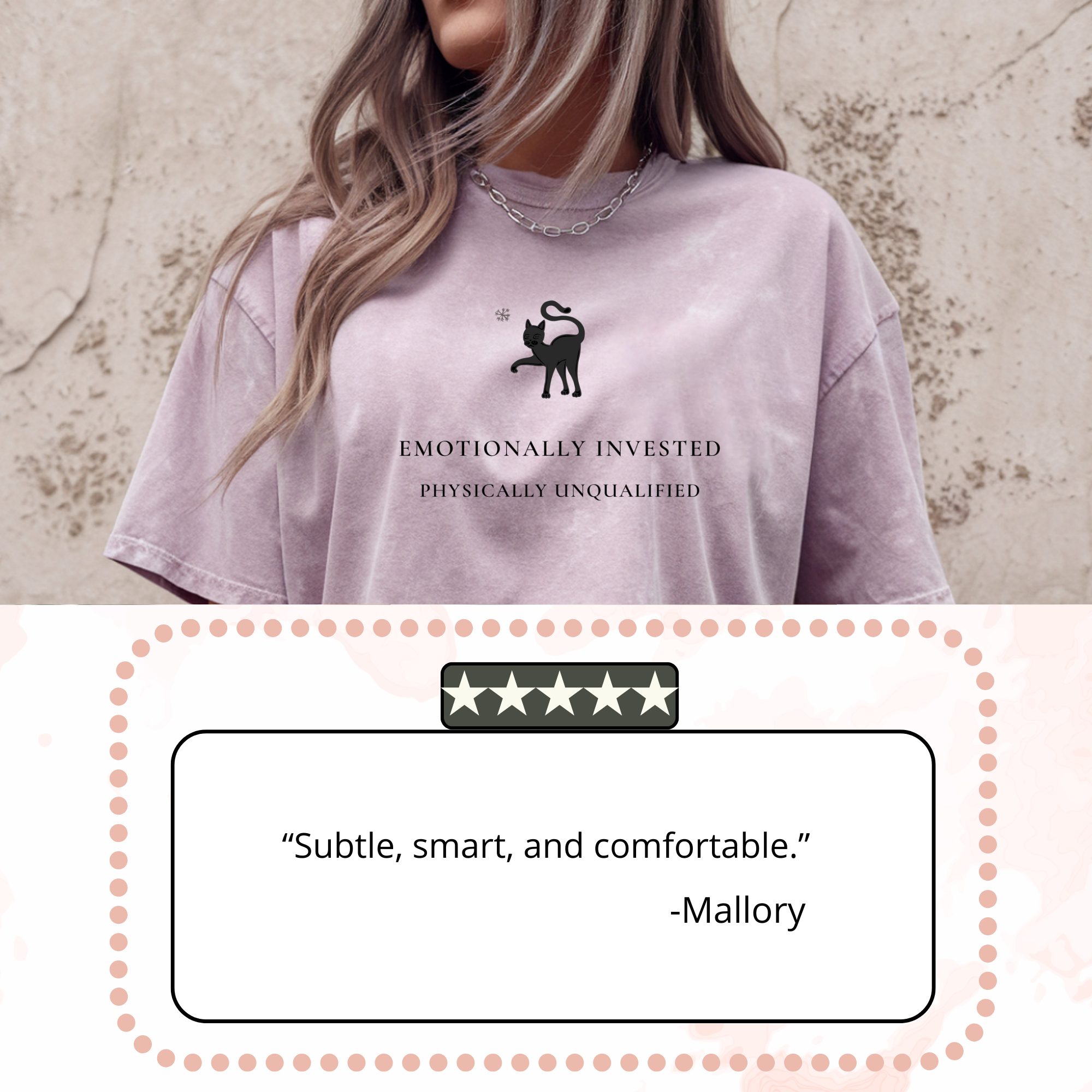 Emotionally Invested, Physically Unqualified Cat Tee