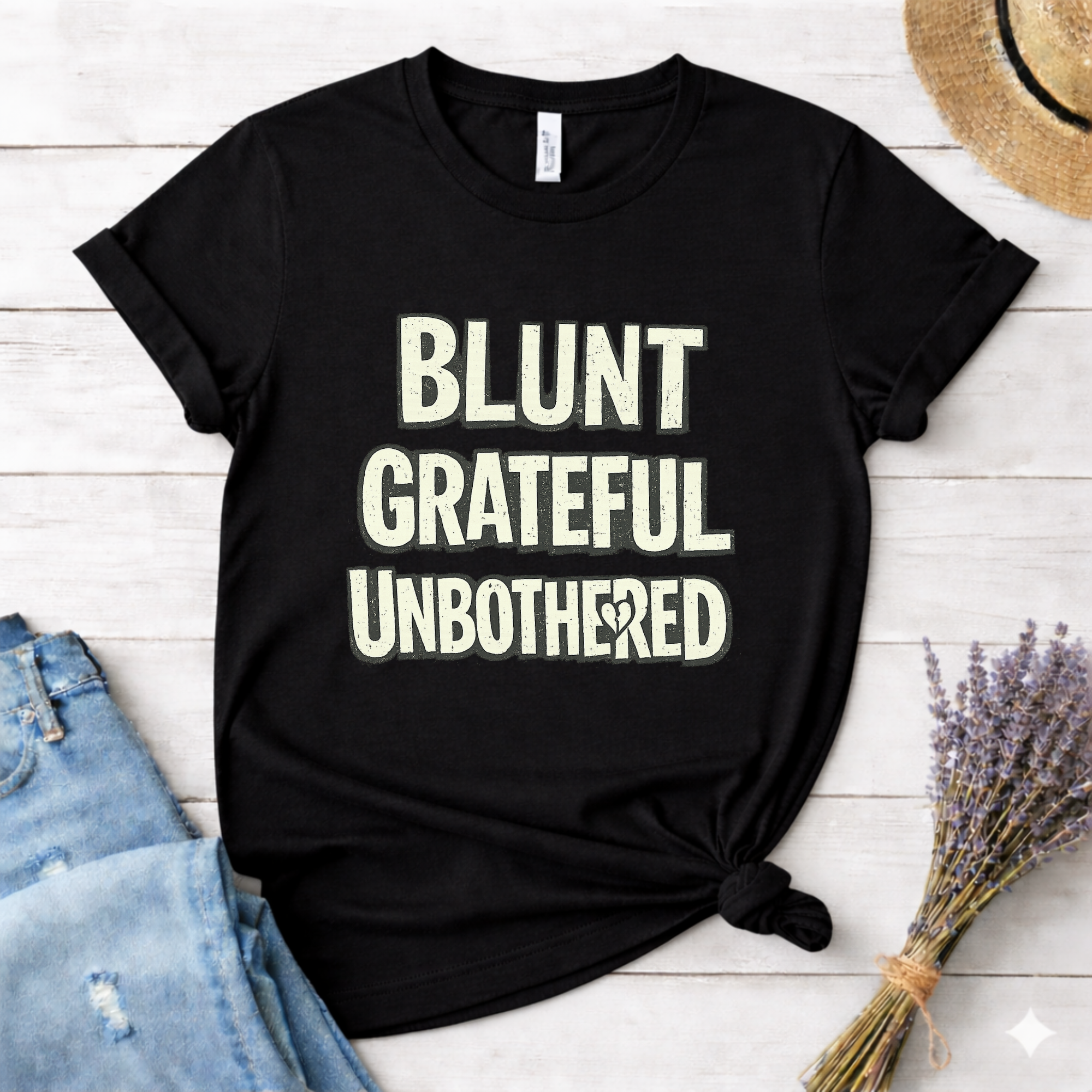 Blunt Grateful Unbothered.