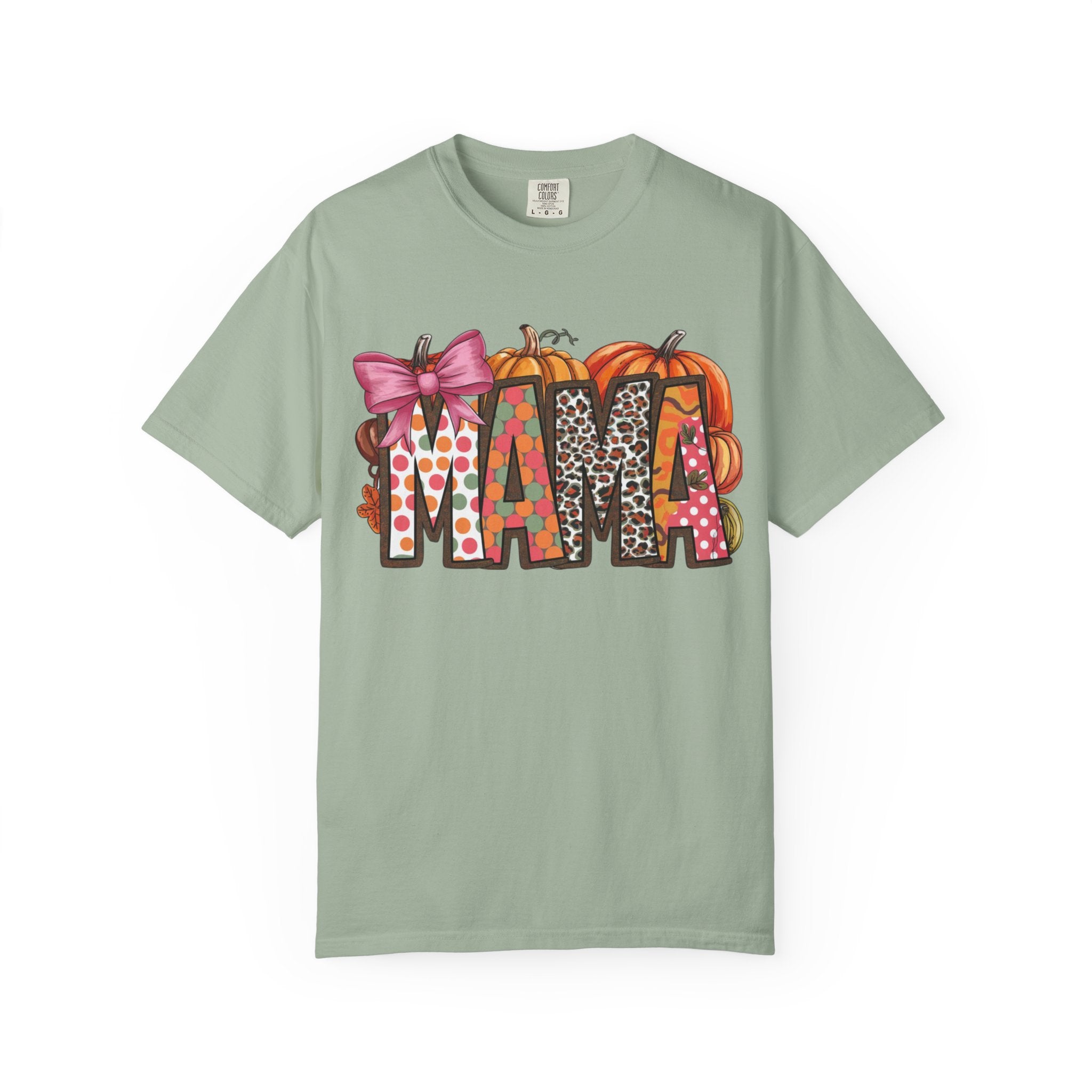 Mama Fall Shirt | Cute Pumpkin Graphic Tee for Moms | Autumn Casual T-Shirt