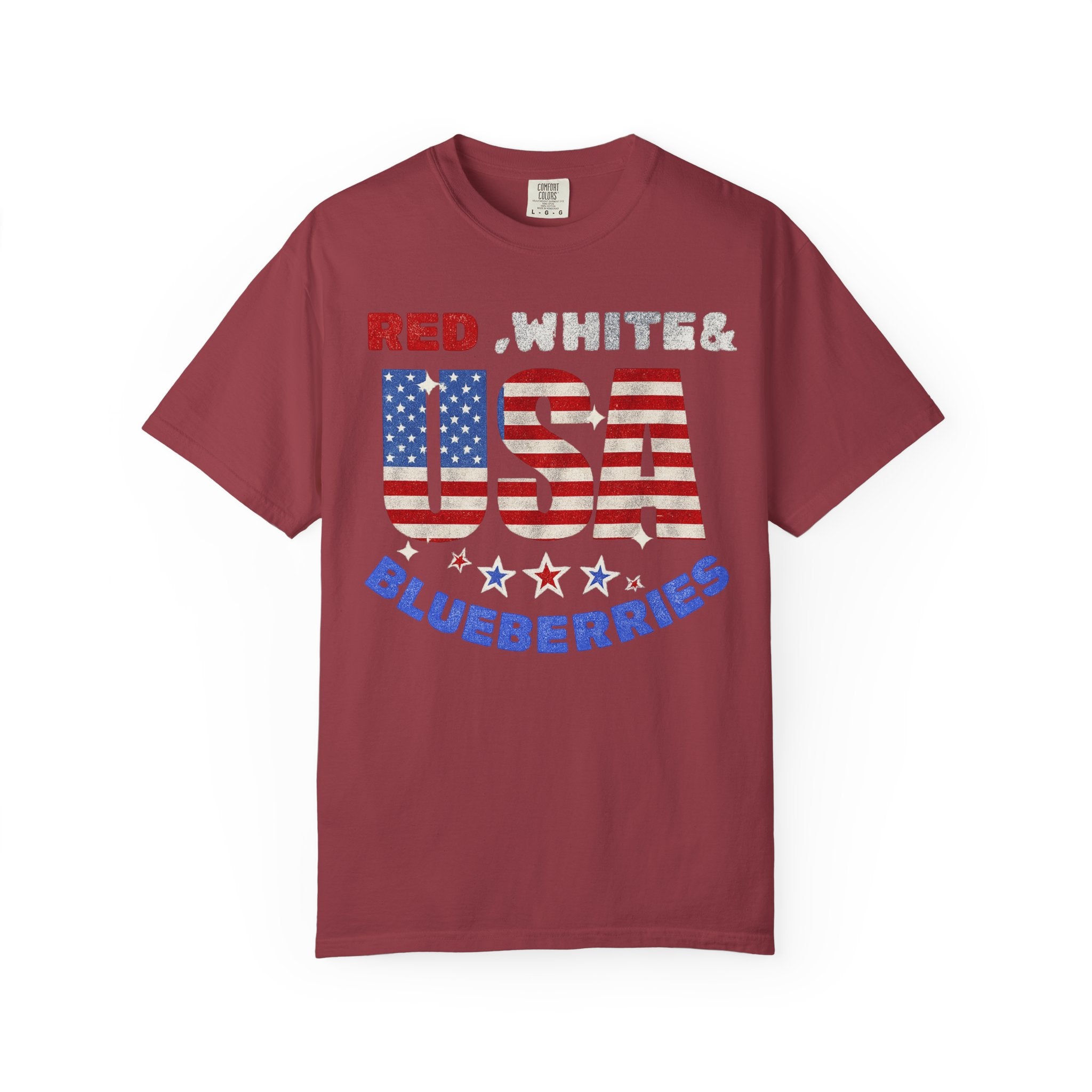 Red, White & Blueberries USA Shirt – Patriotic Memorial Tee – Charlie Kirk Tribute