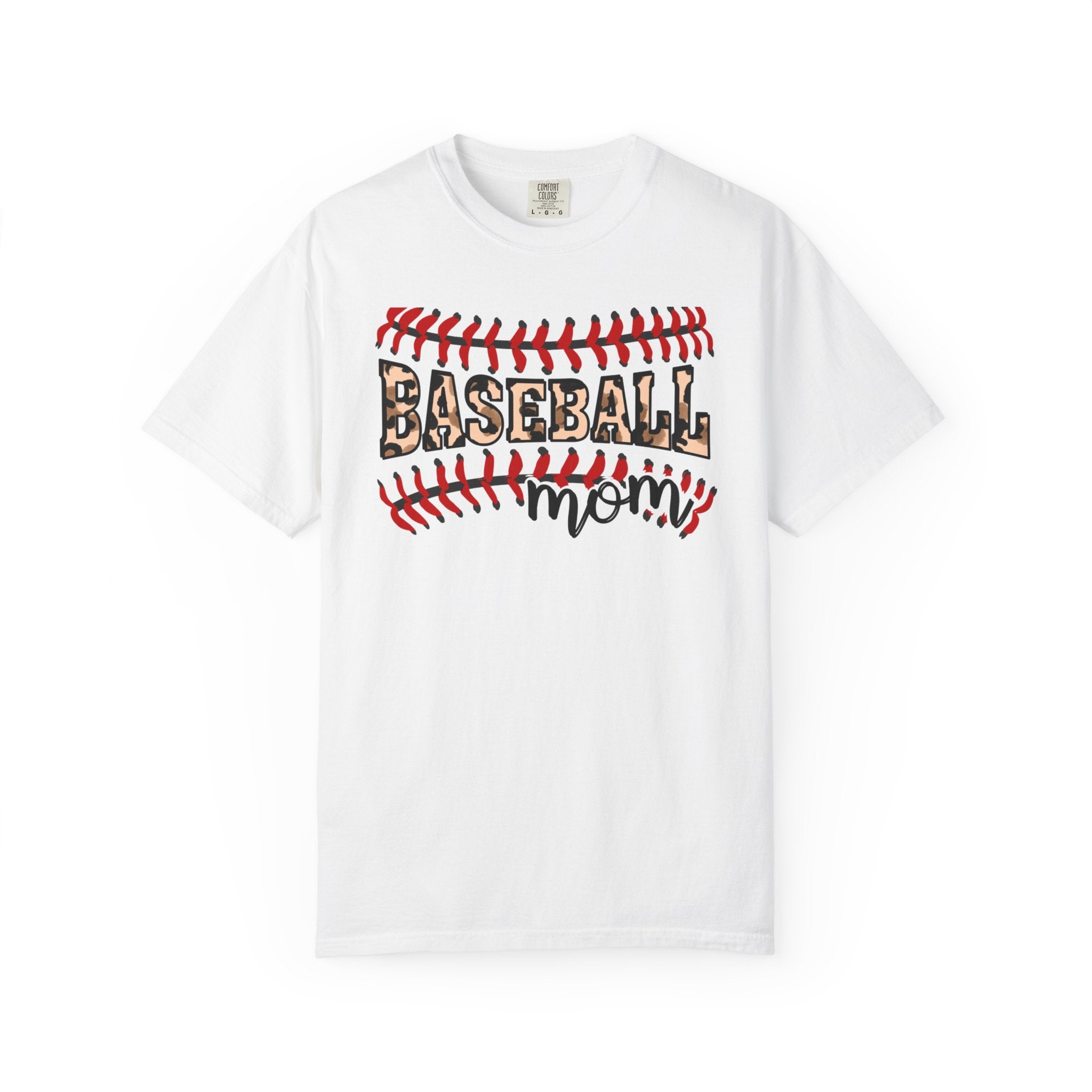 Baseball T-Shirt – Leopard Print Baseball Graphic Tee for Moms & Fans