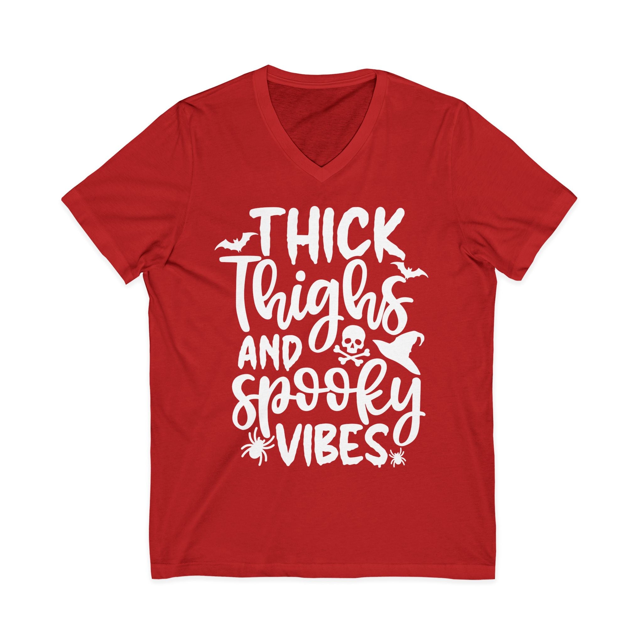 Thick Thighs & Spooky Vibes Shirt – Funny Halloween Tee