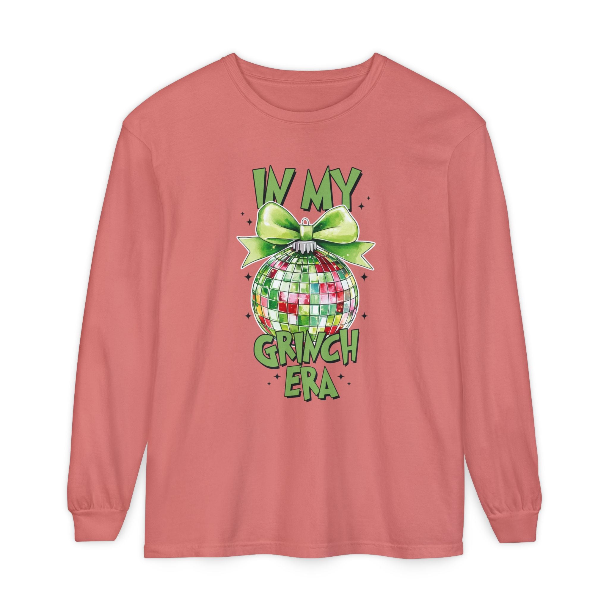 In My Grinch Era Shirt – Funny Christmas Tee with Disco Ornament