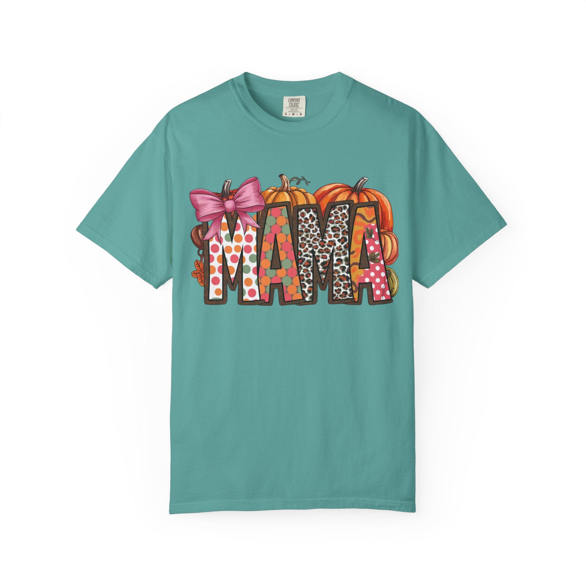 Mama Fall Shirt | Cute Pumpkin Graphic Tee for Moms | Autumn Casual T-Shirt