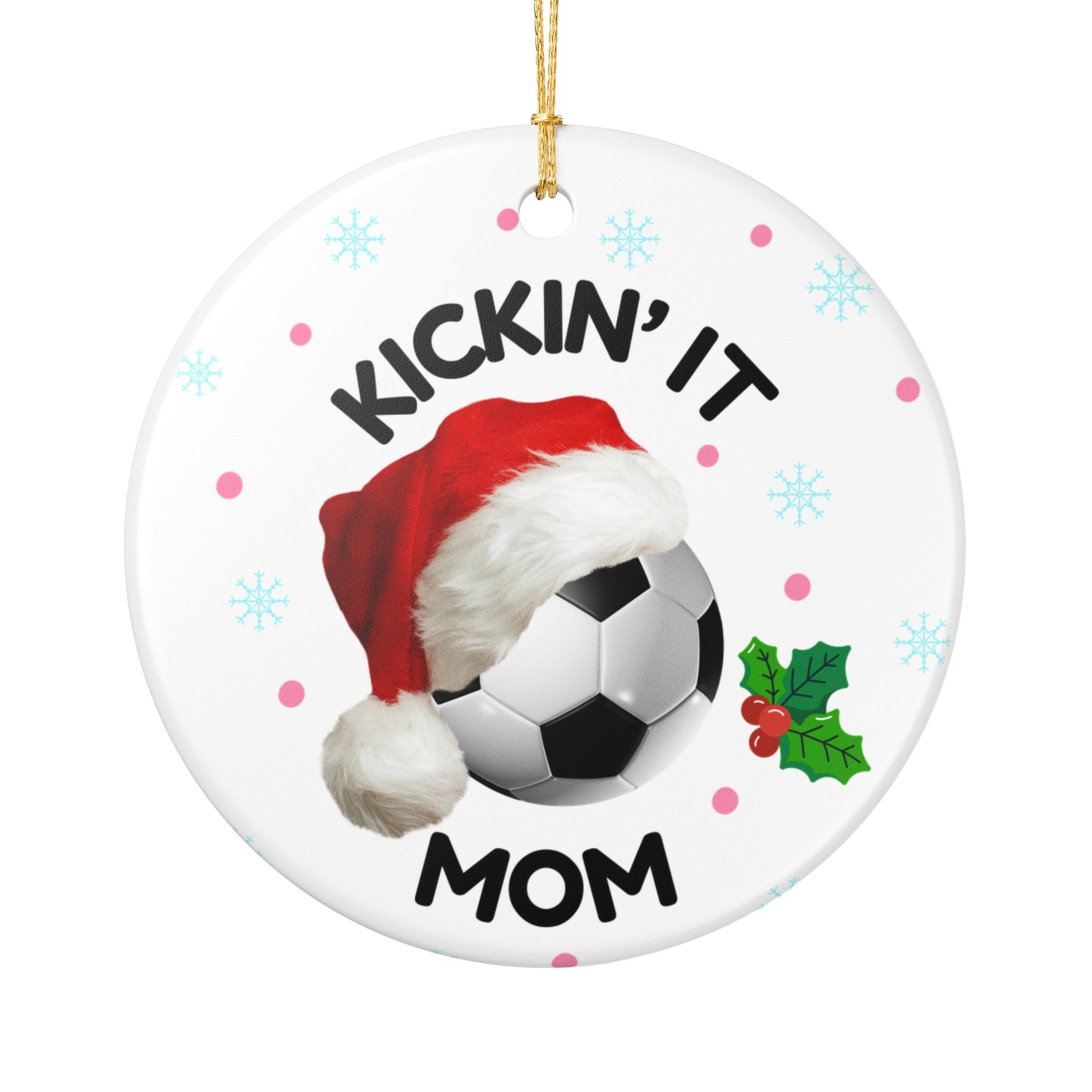 Soccer Mom Christmas Ornament ⚽🎄 | Holiday Sports Keepsake Gift