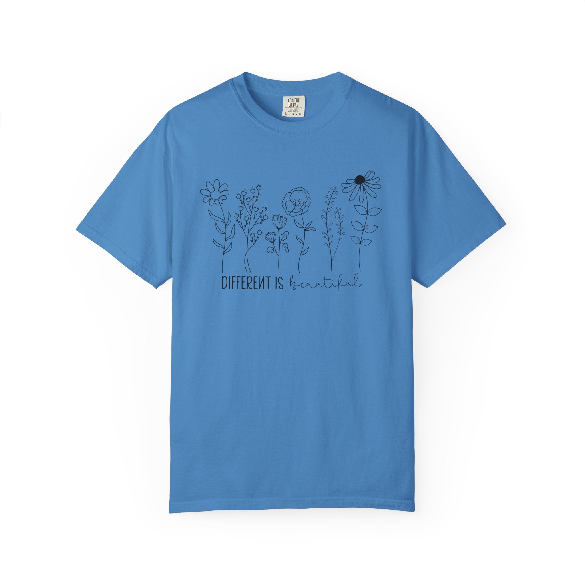 Different Is Beautiful Wildflower Shirt – Embrace Uniqueness Tee