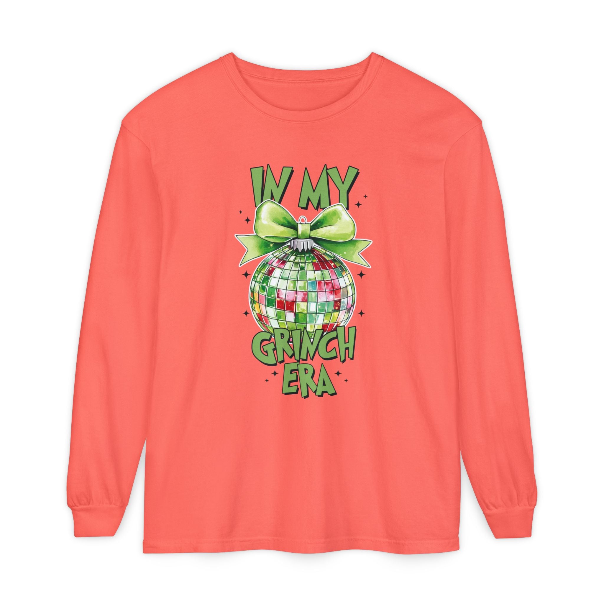 In My Grinch Era Shirt – Funny Christmas Tee with Disco Ornament
