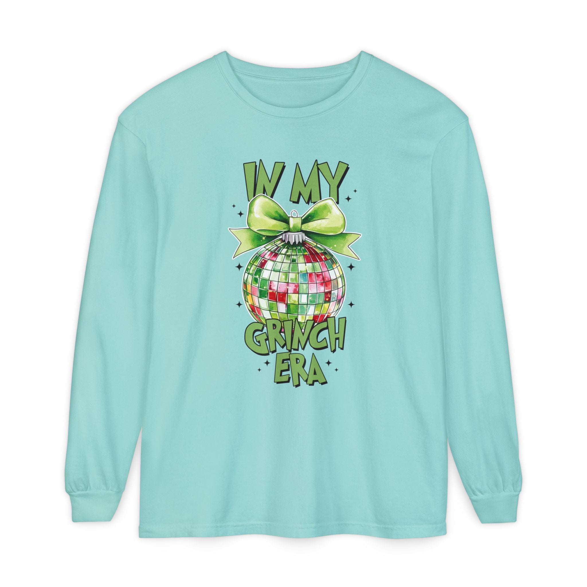 In My Grinch Era Shirt – Funny Christmas Tee with Disco Ornament