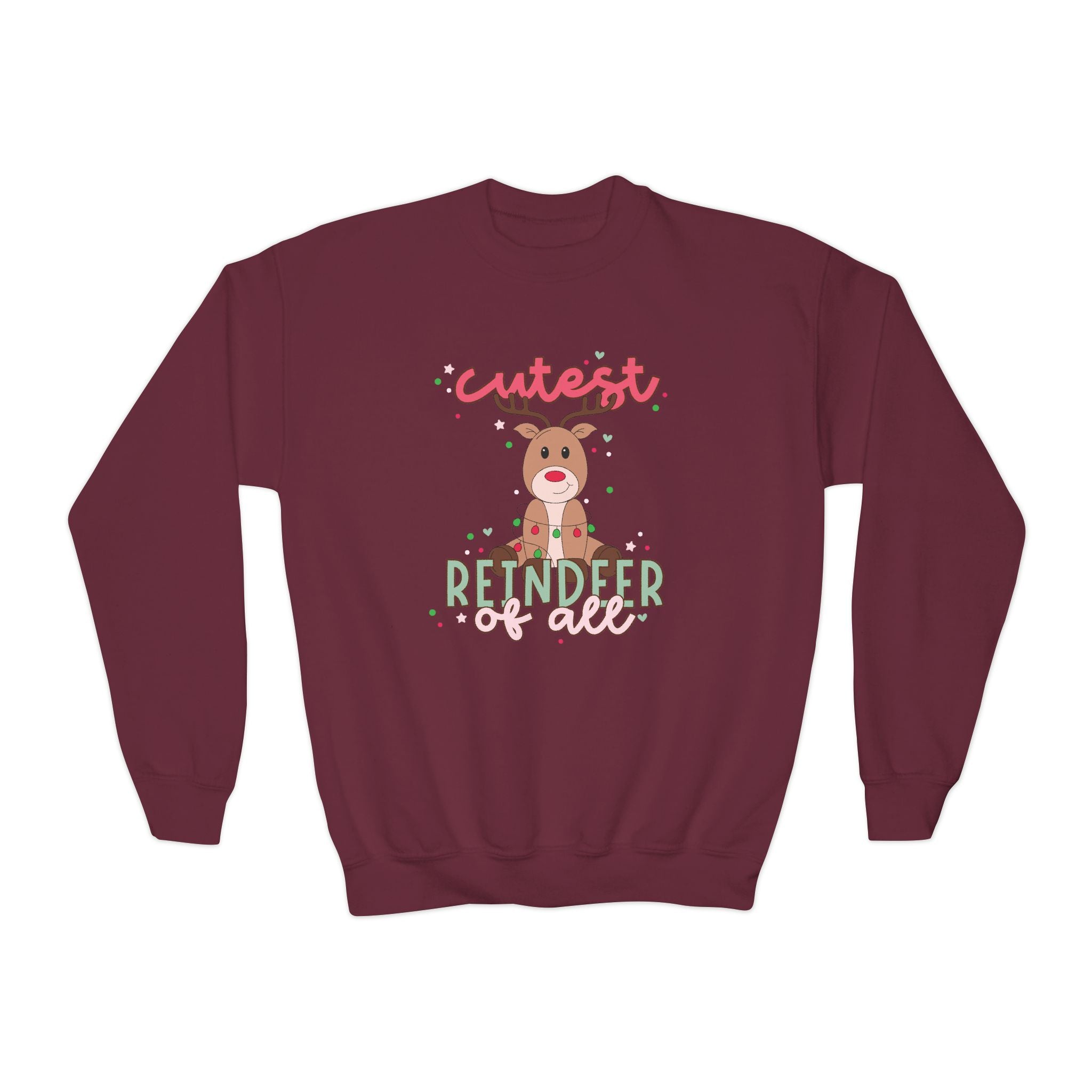 Cutest Reindeer of All | Kids Christmas Reindeer Shirt