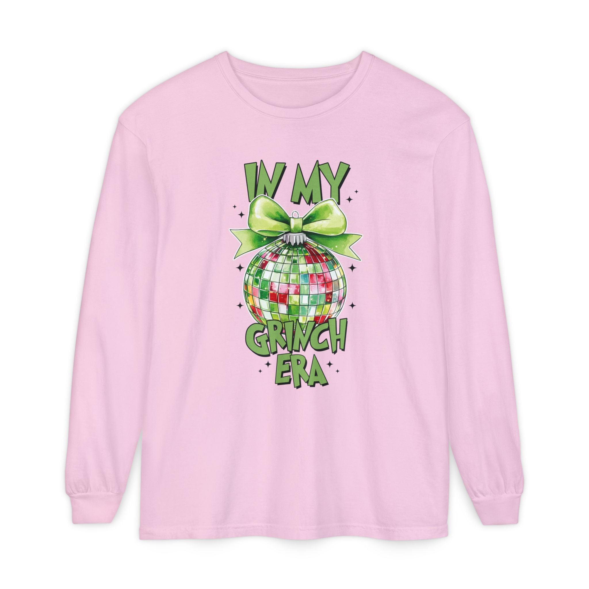 In My Grinch Era Shirt – Funny Christmas Tee with Disco Ornament